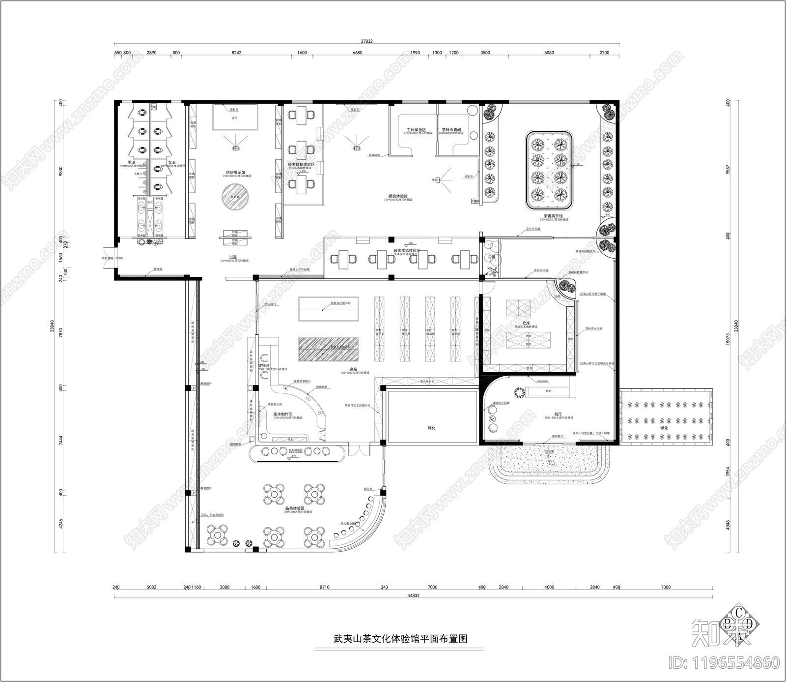 展馆施工图下载【ID:1196554860】