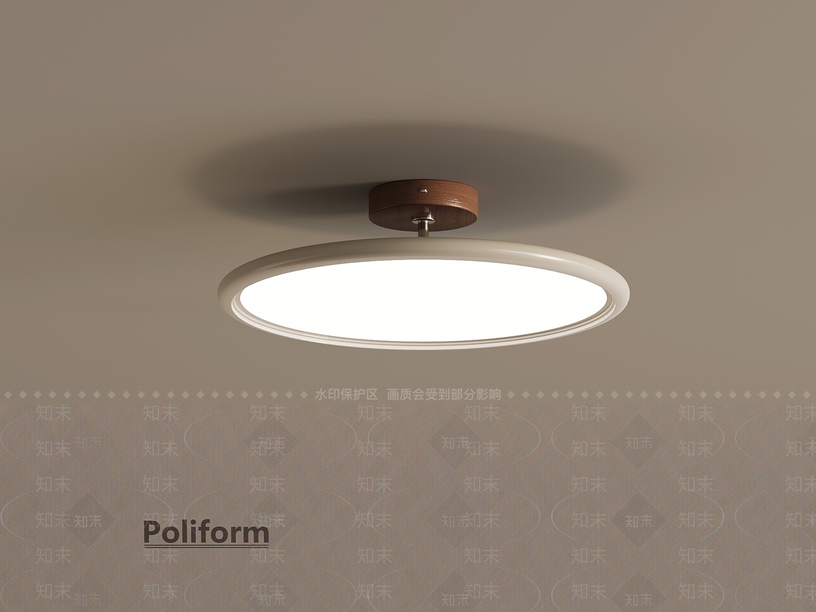 现代吸顶灯SU模型下载【ID:1196557653】