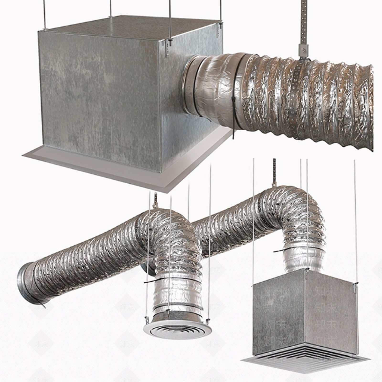 现代管道3D模型下载【ID:1196568647】