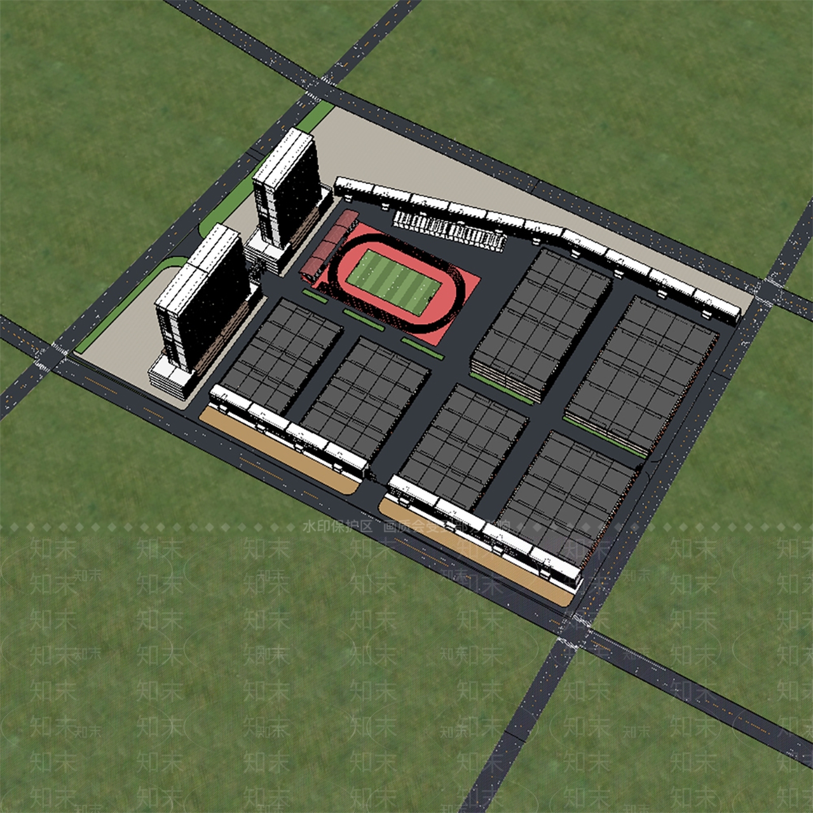 现代其他公共建筑SU模型下载【ID:1196569567】