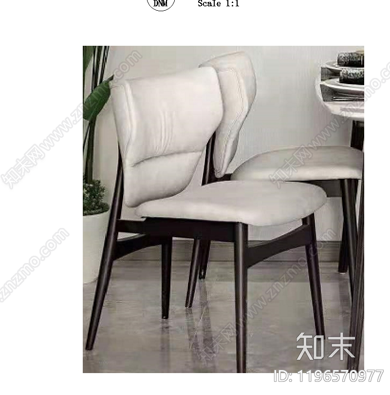 意式椅子施工图下载【ID:1196570977】