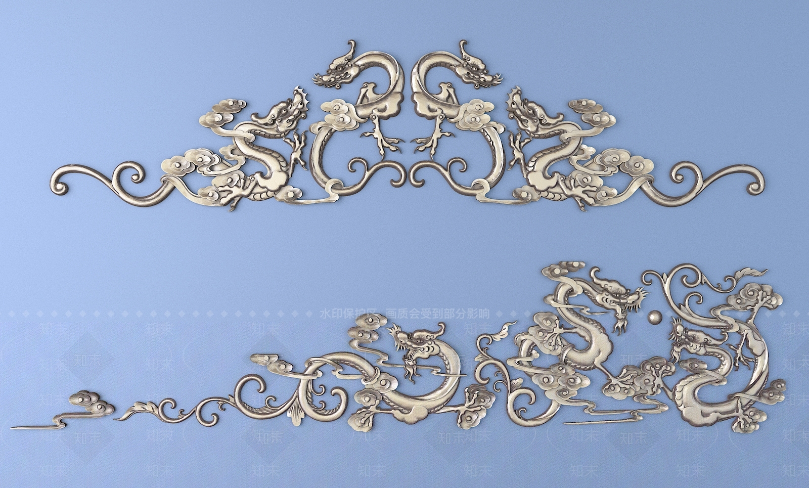 新中式中式雕花3D模型下载【ID:1196573384】