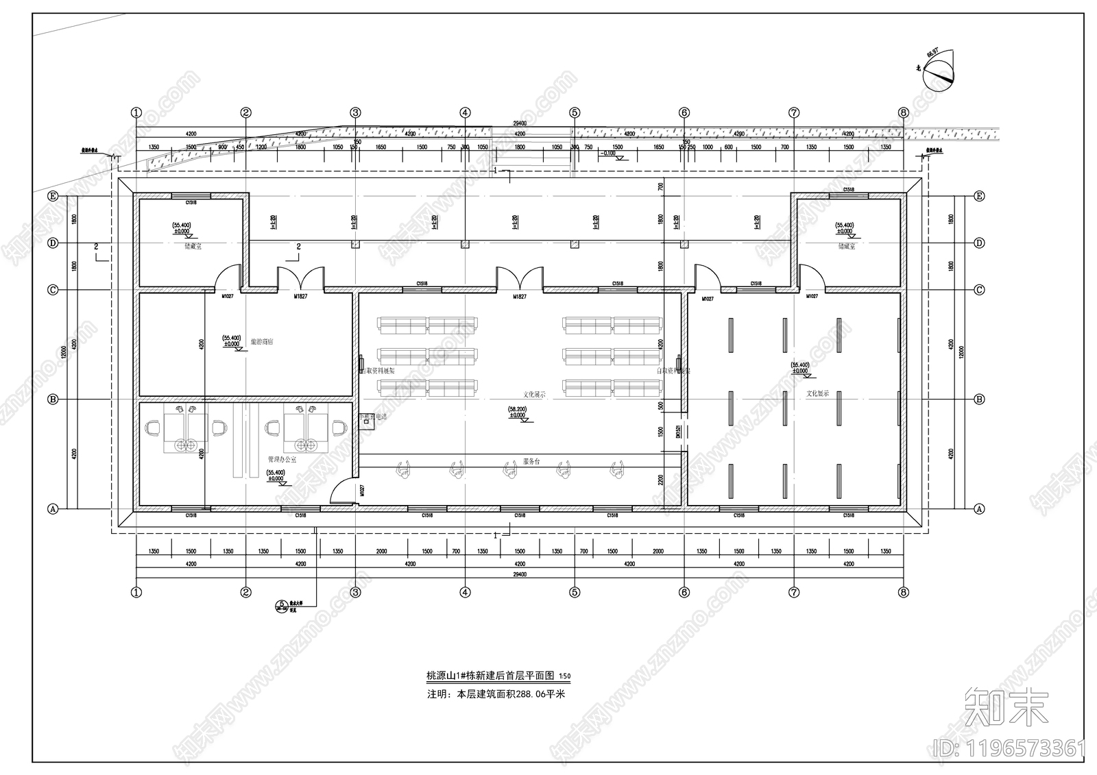 现代中式其他建筑施工图下载【ID:1196573361】