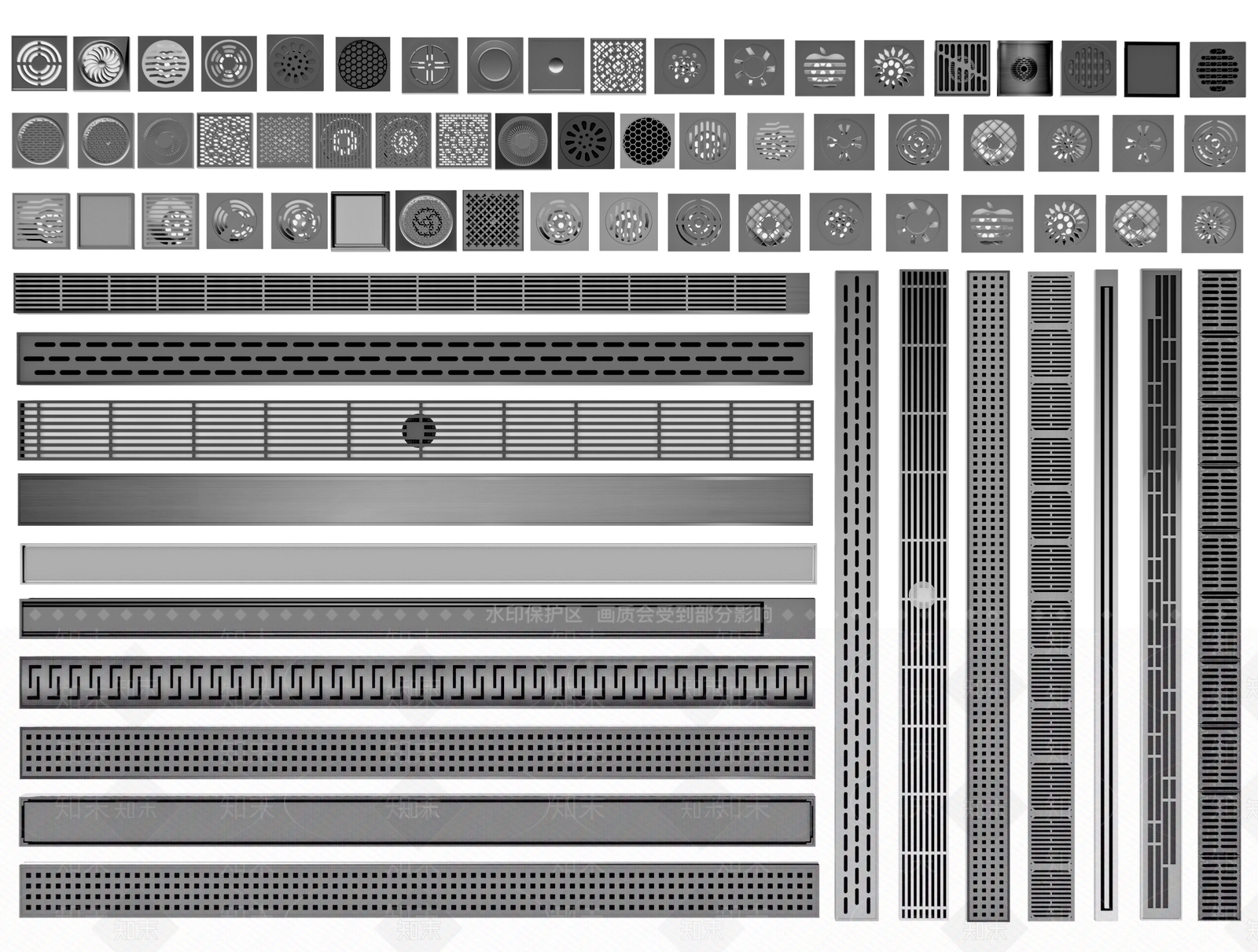 地漏3D模型下载【ID:1196574330】