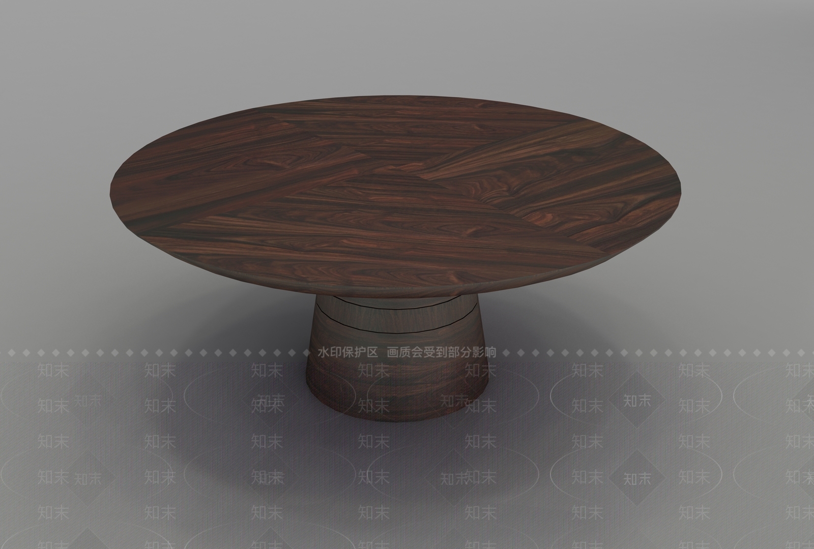 现代新中式餐桌3D模型下载【ID:1196583211】