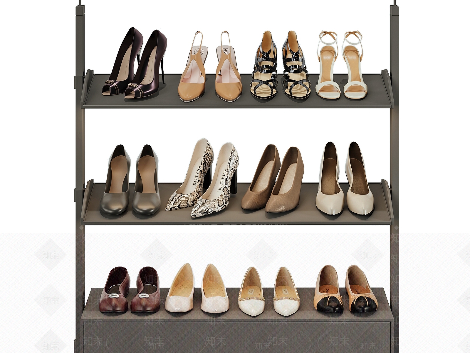 鞋子3D模型下载【ID:1196583532】