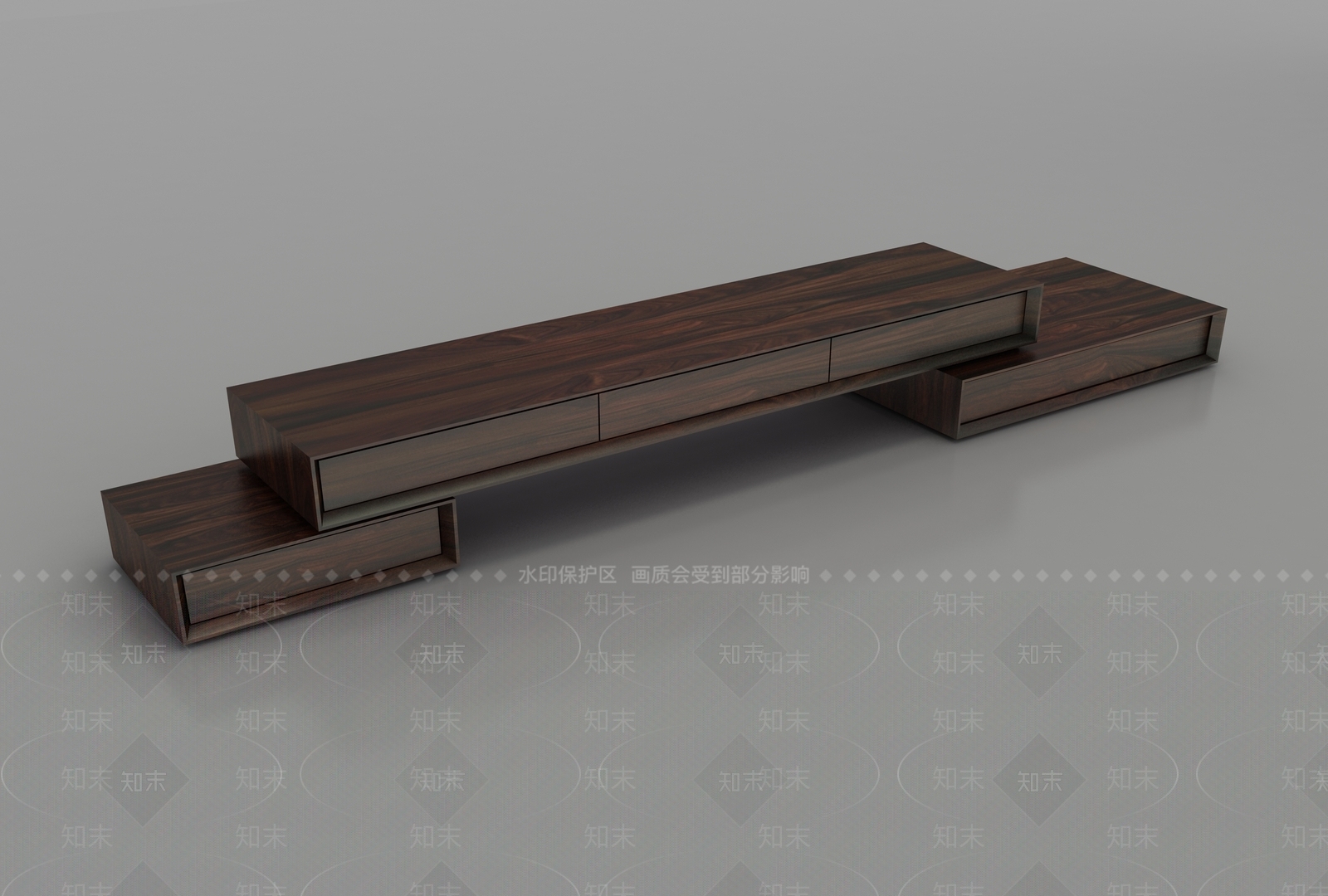 新中式现代电视柜3D模型下载【ID:1196585851】