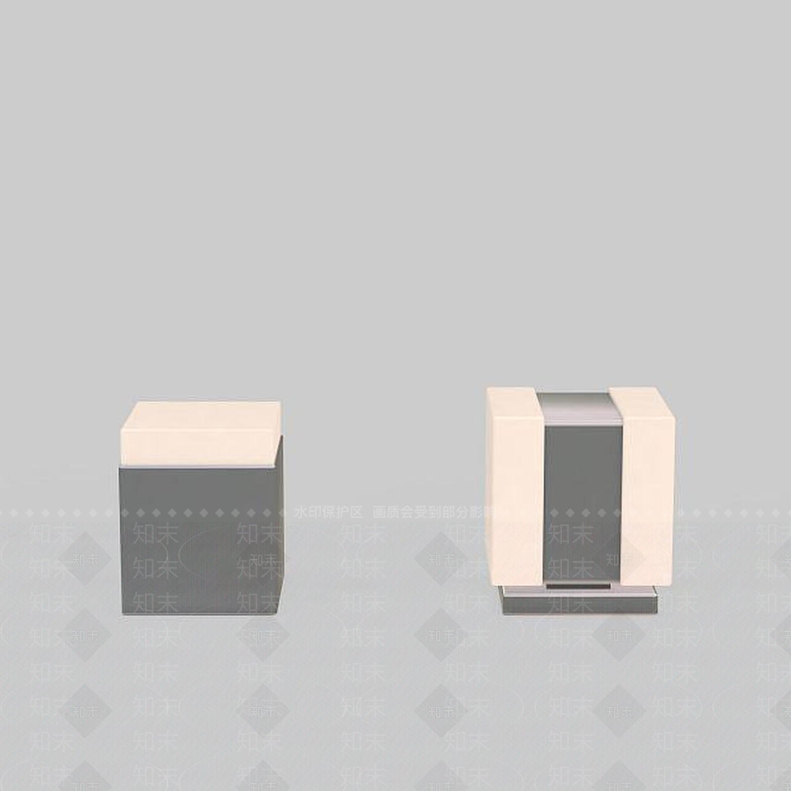 现代展柜灯箱3D模型下载【ID:1196587591】