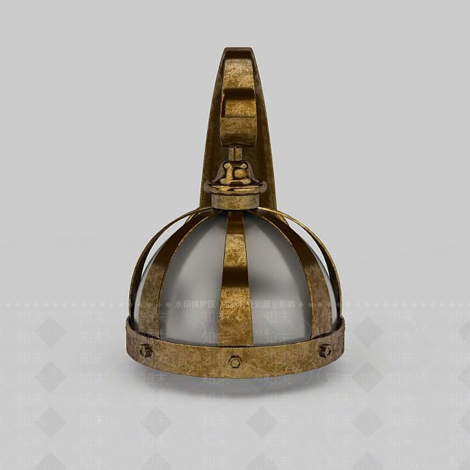 中式金属灯具3D模型下载【ID:1196588034】