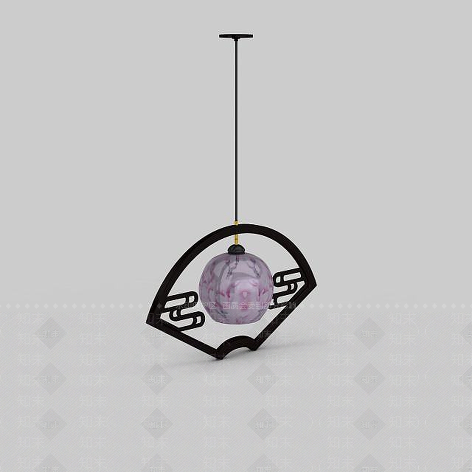 中式创意中式吊灯3D模型下载【ID:1196590572】