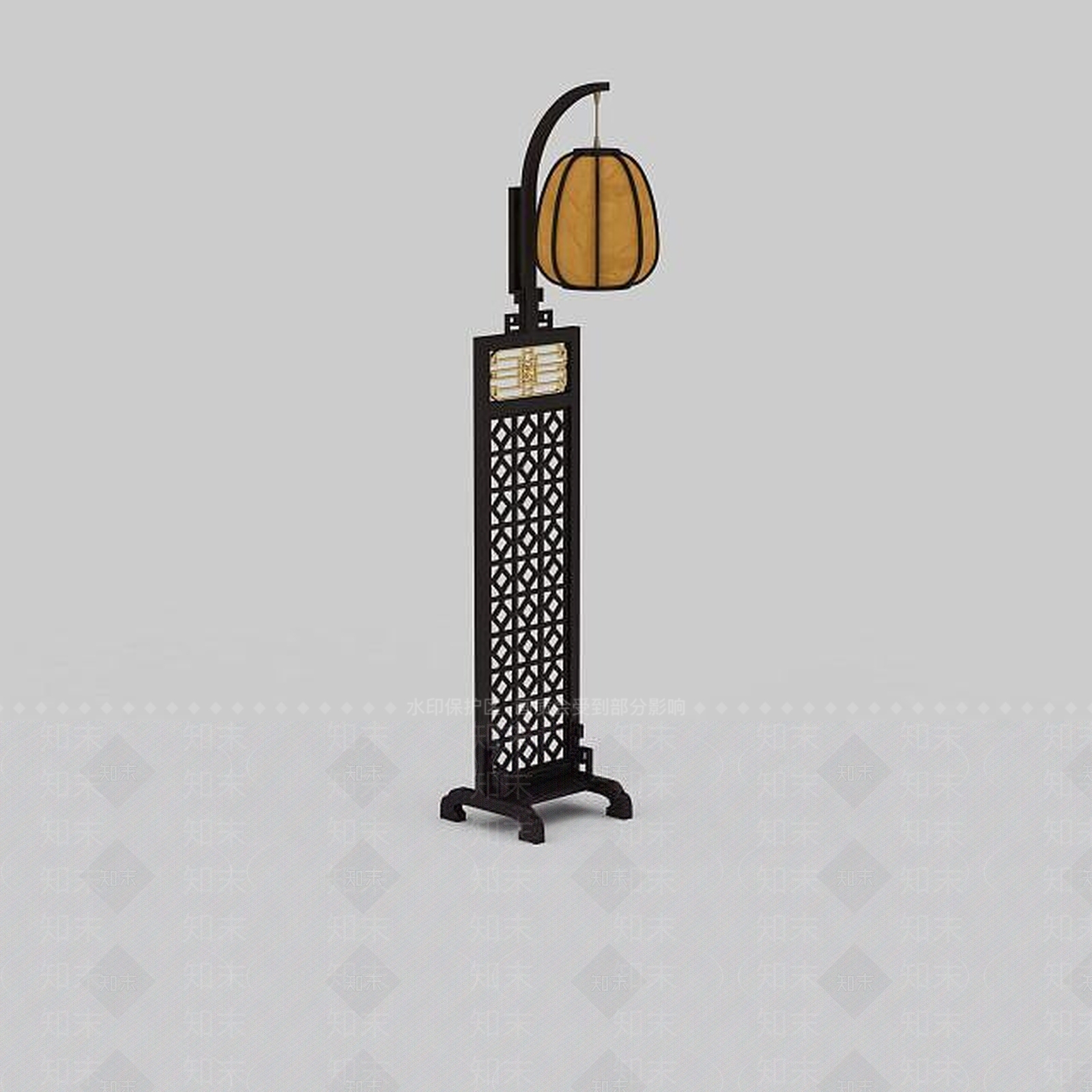 中式创意灯具3D模型下载【ID:1196591036】