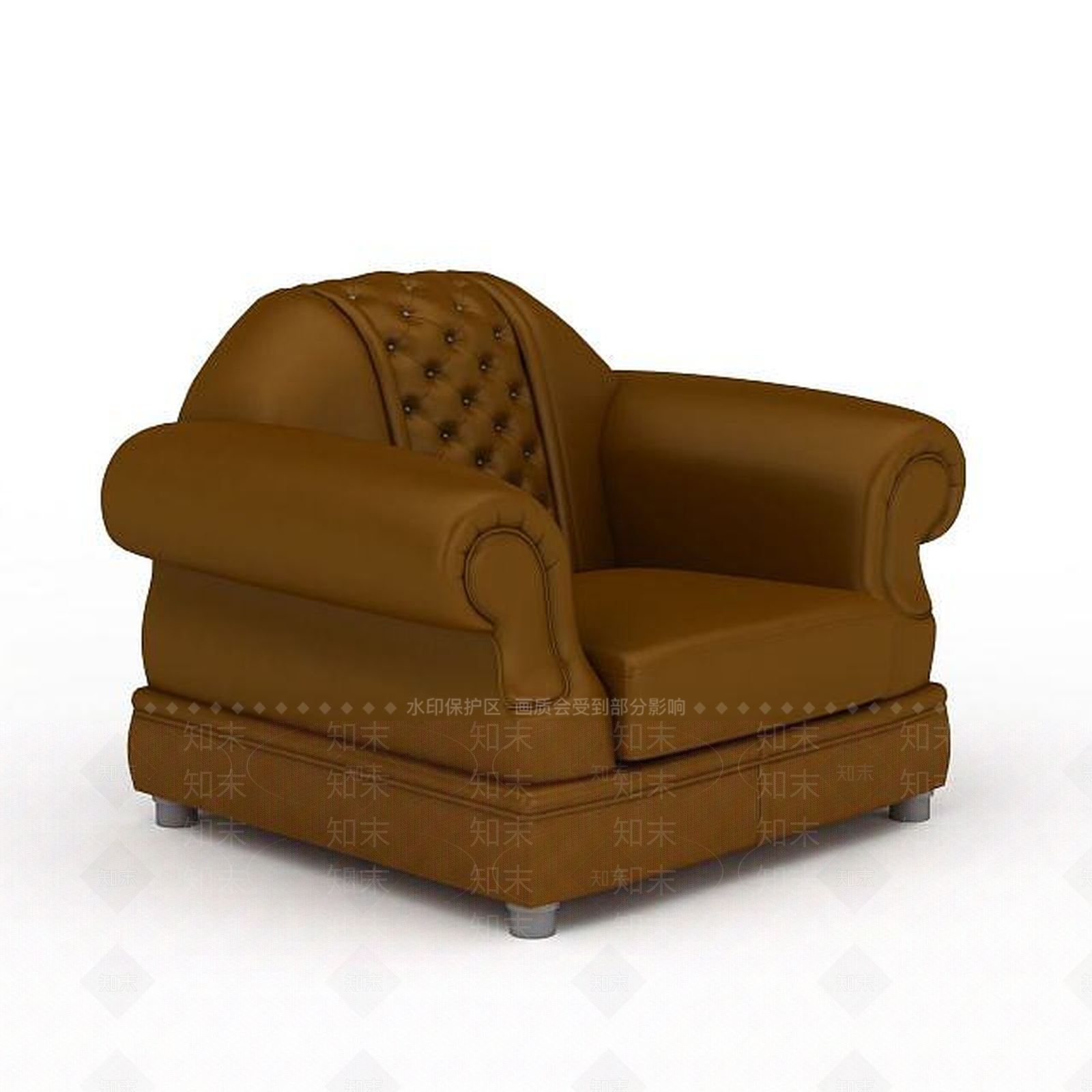 现代客厅真皮沙发3D模型下载【ID:1196593459】