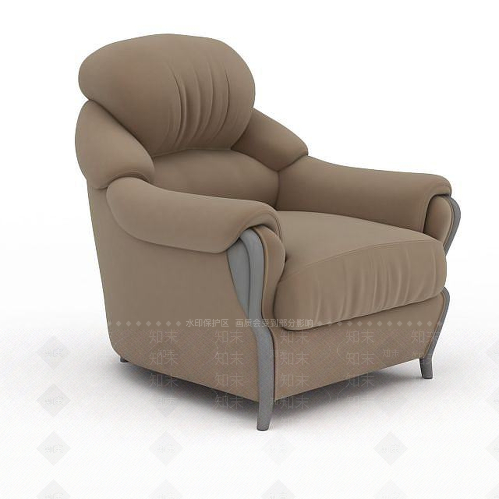 现代舒适进口沙发3D模型下载【ID:1196593628】