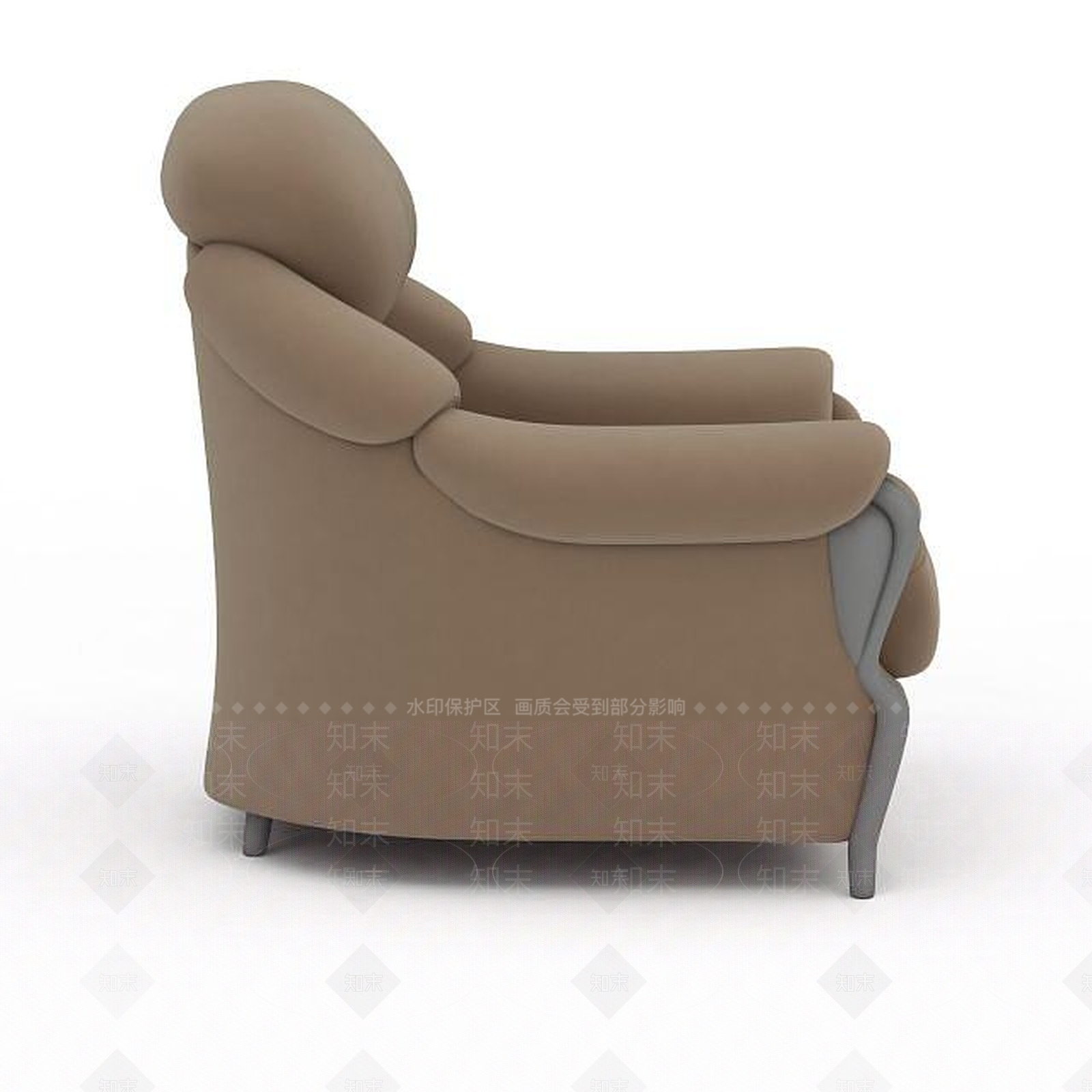 现代舒适进口沙发3D模型下载【ID:1196593628】