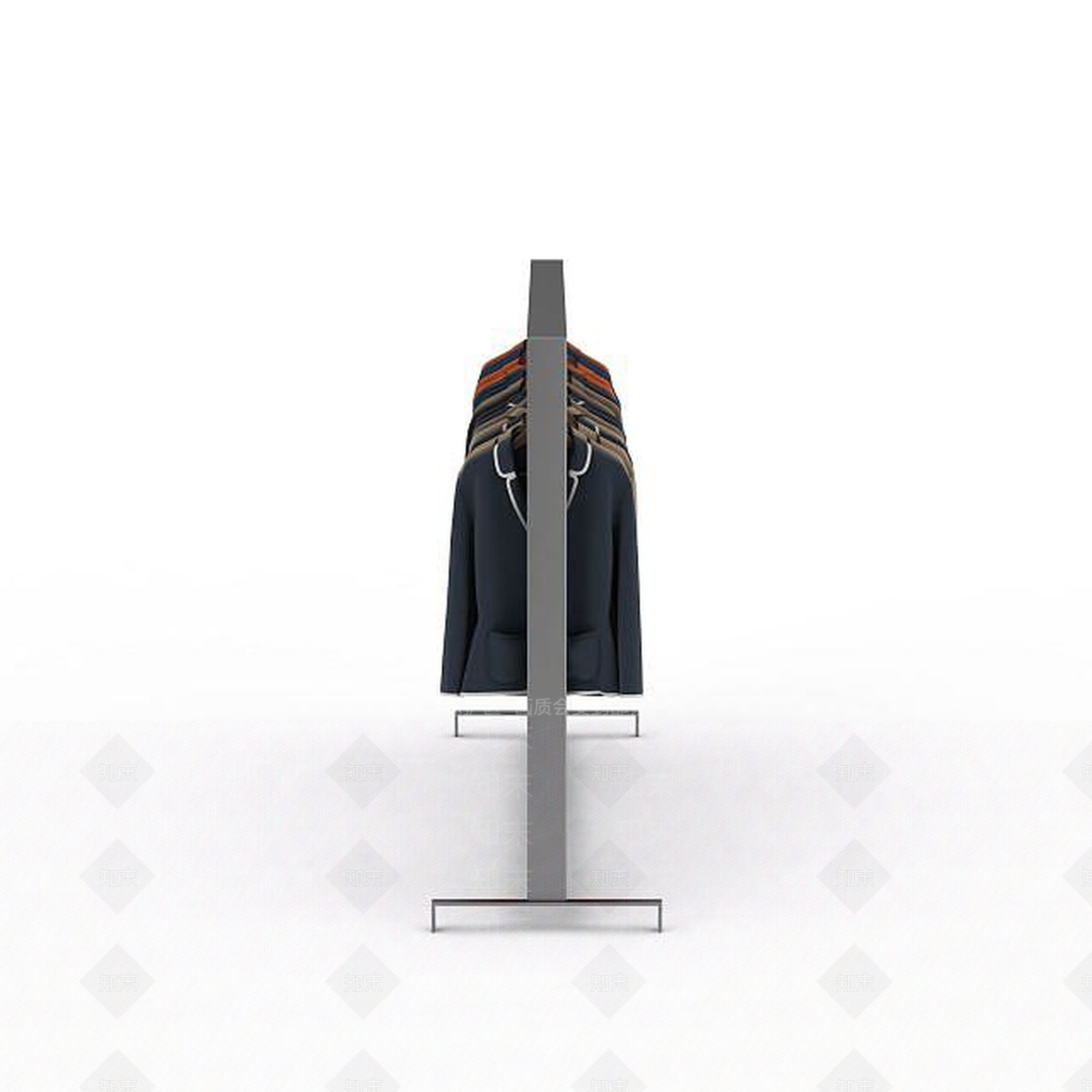 现代商场服装展示3D模型下载【ID:1196593847】