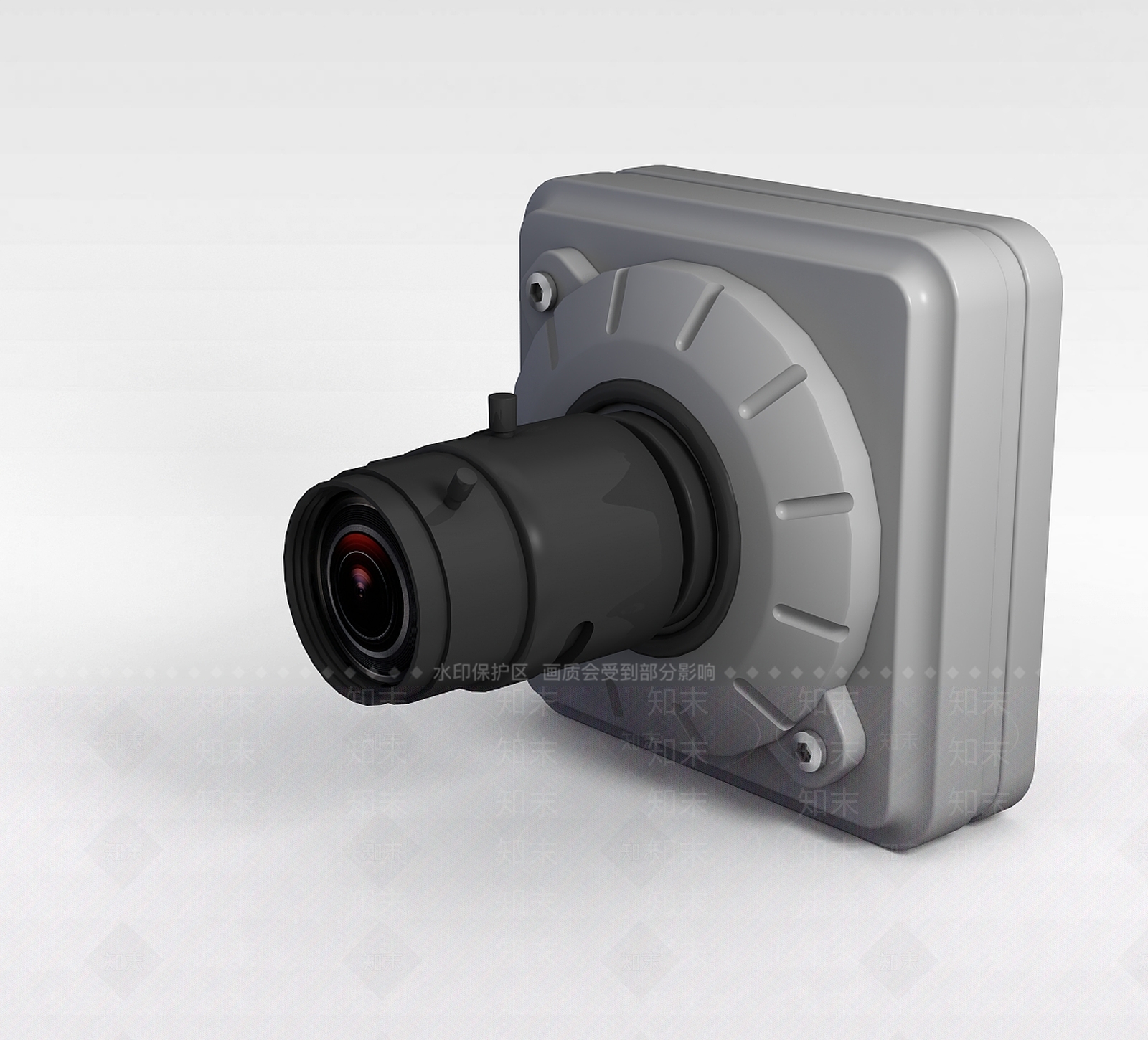 现代方形摄像头3D模型下载【ID:1196596883】