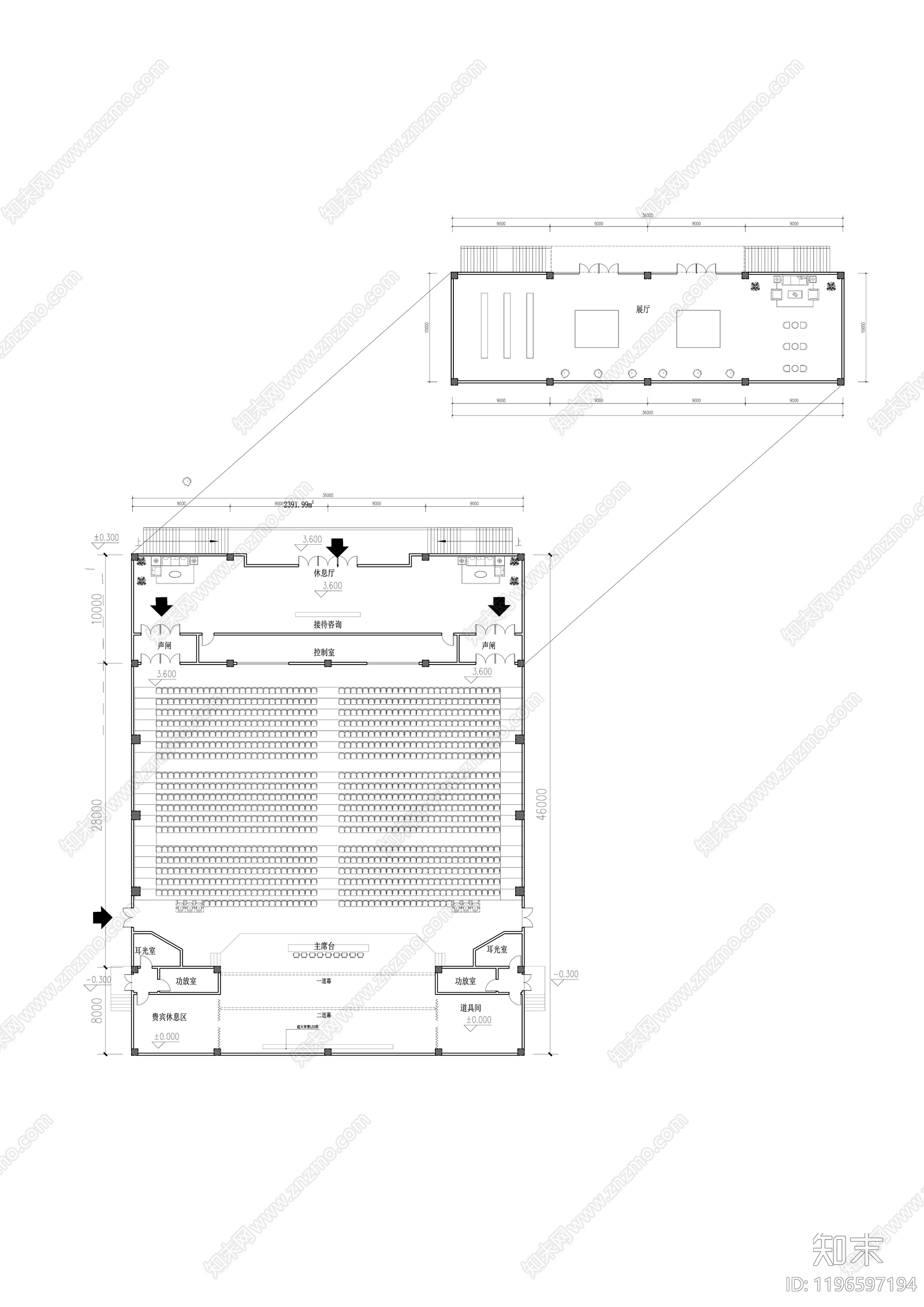 现代学校建筑施工图下载【ID:1196597194】