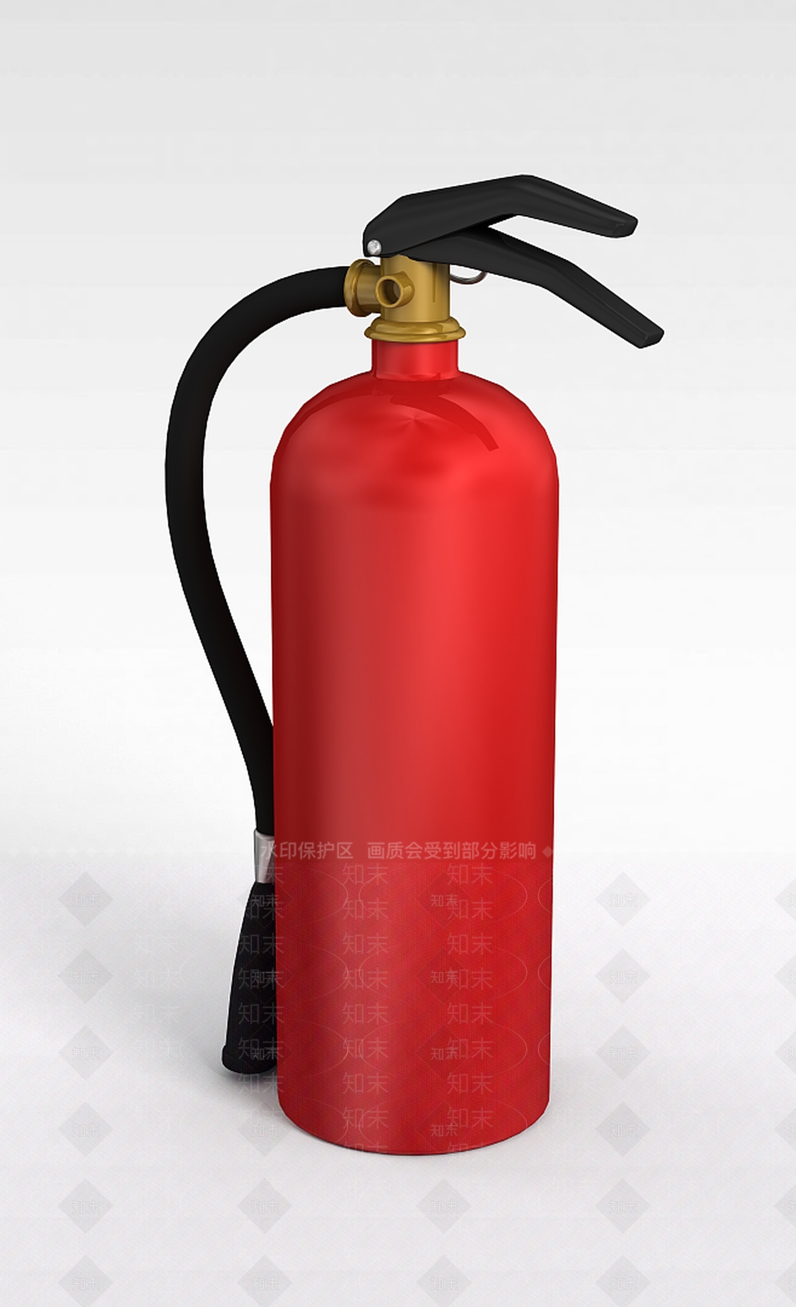 现代灭火器3D模型下载【ID:1196596900】