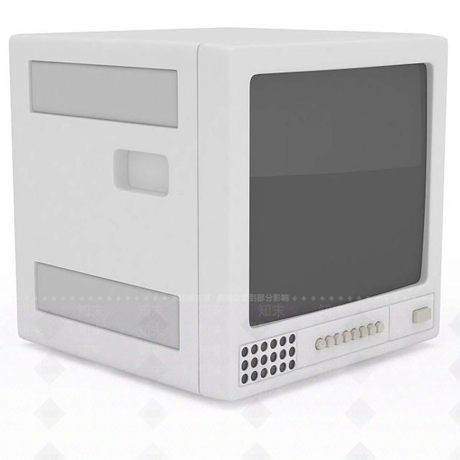 现代监控显示屏3D模型下载【ID:1196597644】