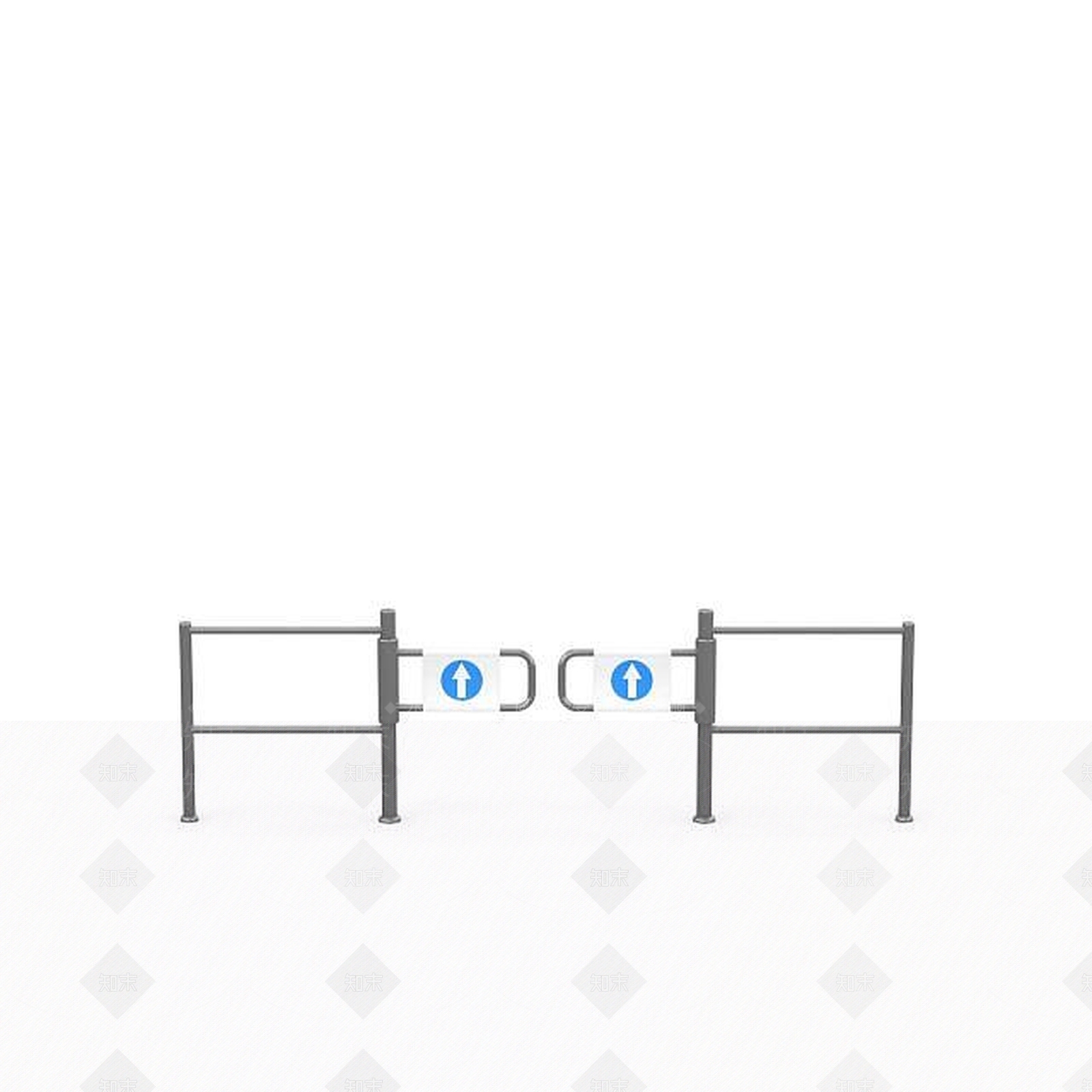 现代超市摆闸3D模型下载【ID:1196597748】