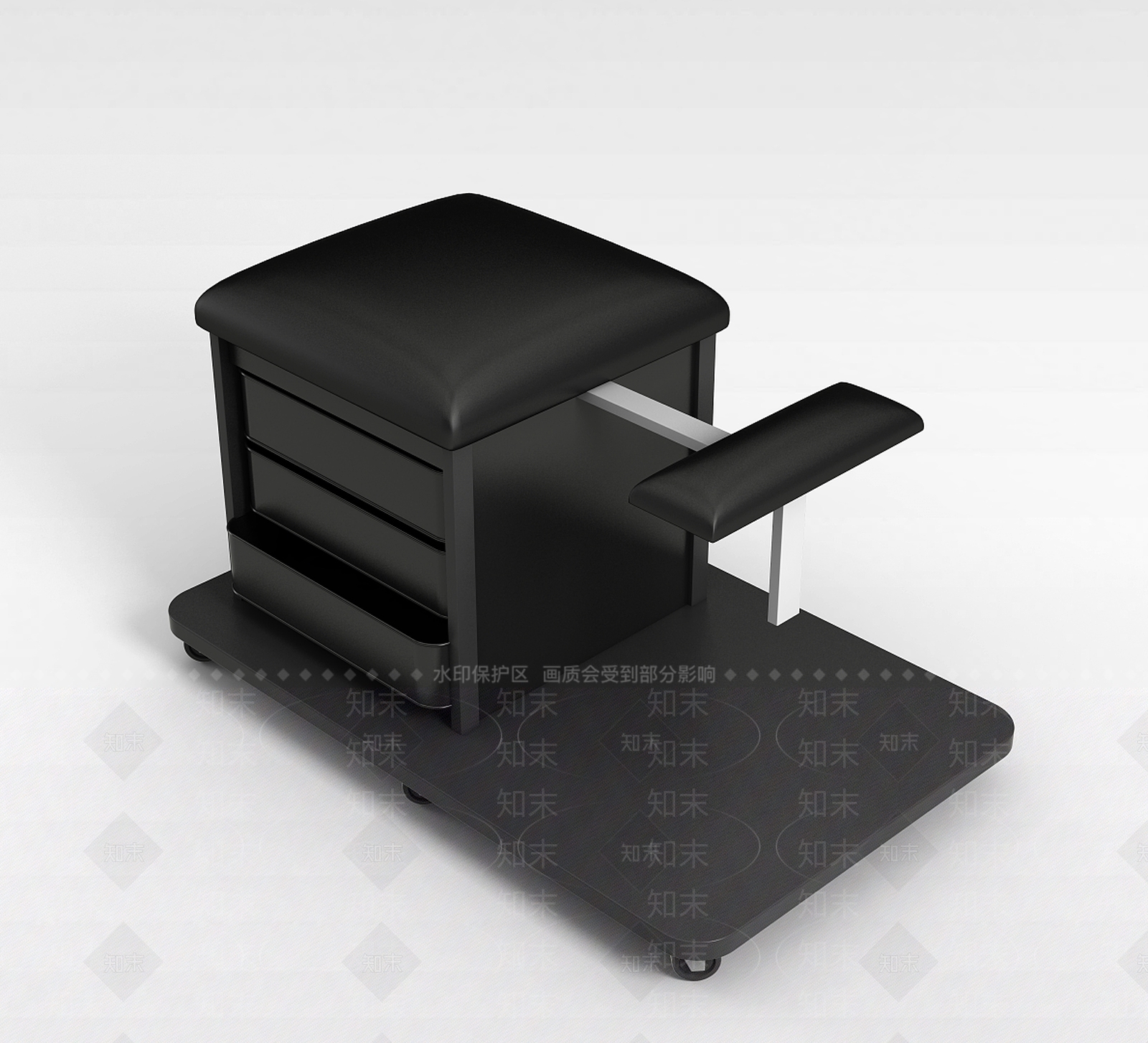 现代修脚凳3D模型下载【ID:1196598748】