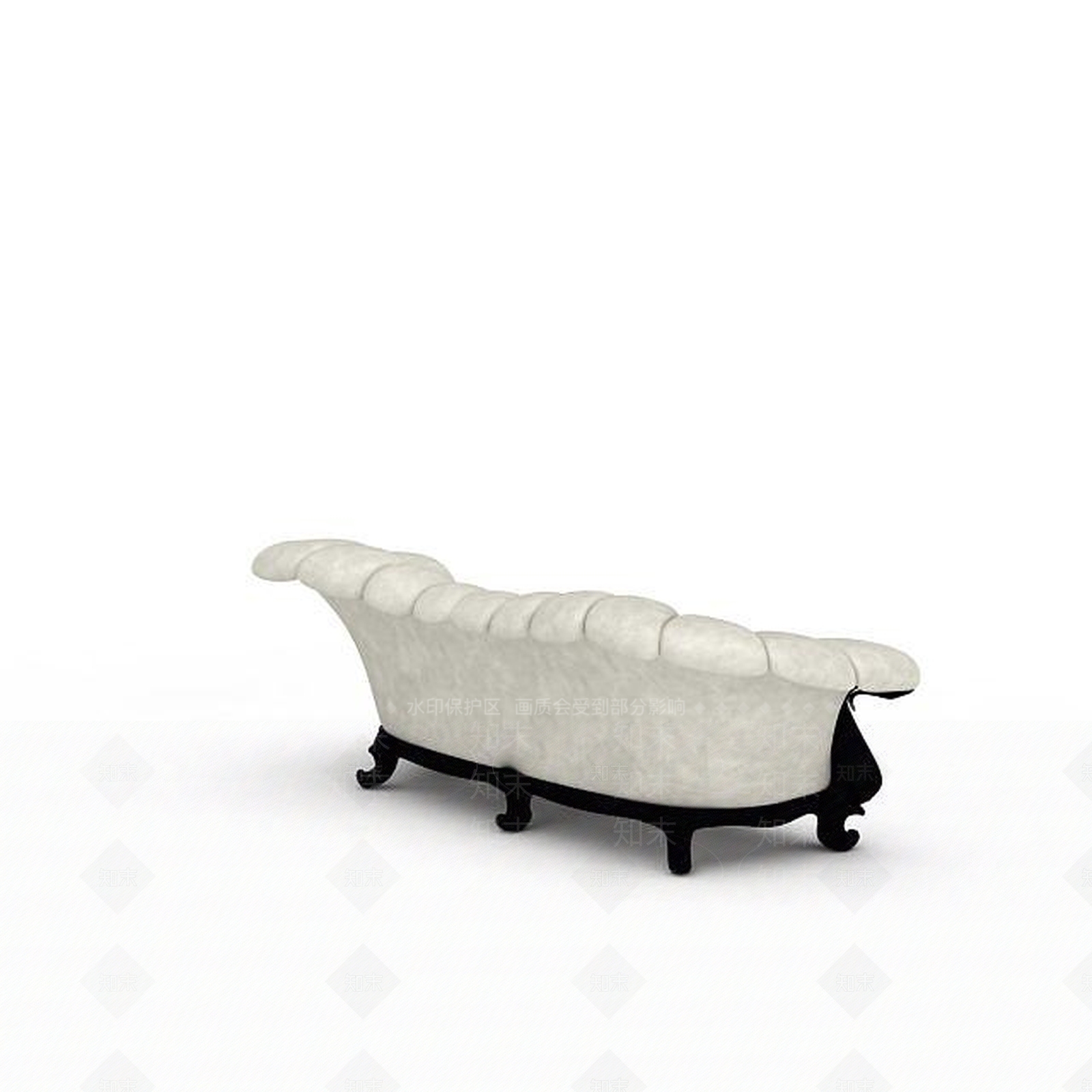 现代古典欧式沙发3D模型下载【ID:1196602295】