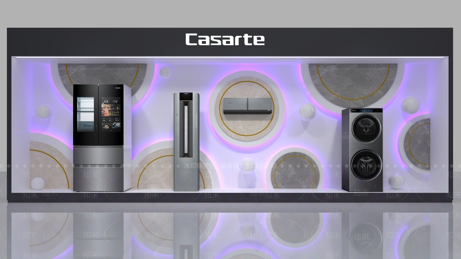 现代轻奢橱窗3D模型下载【ID:1196602691】