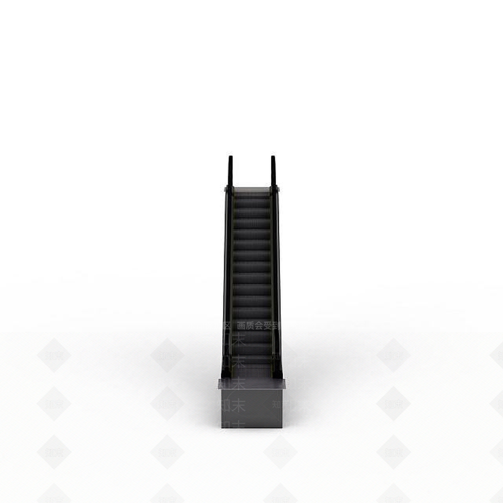 现代直扶梯3D模型下载【ID:1196603002】