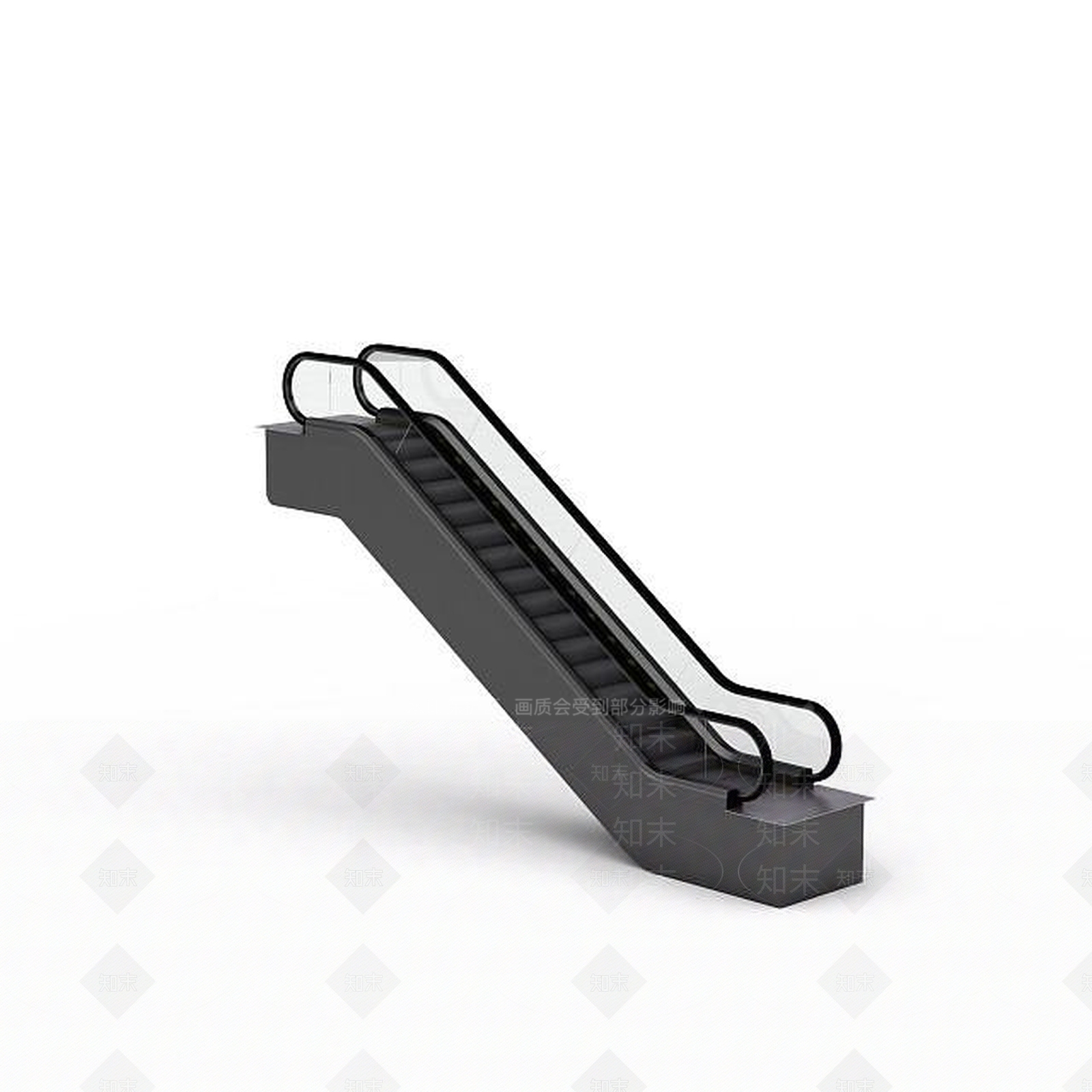 现代直扶梯3D模型下载【ID:1196603002】