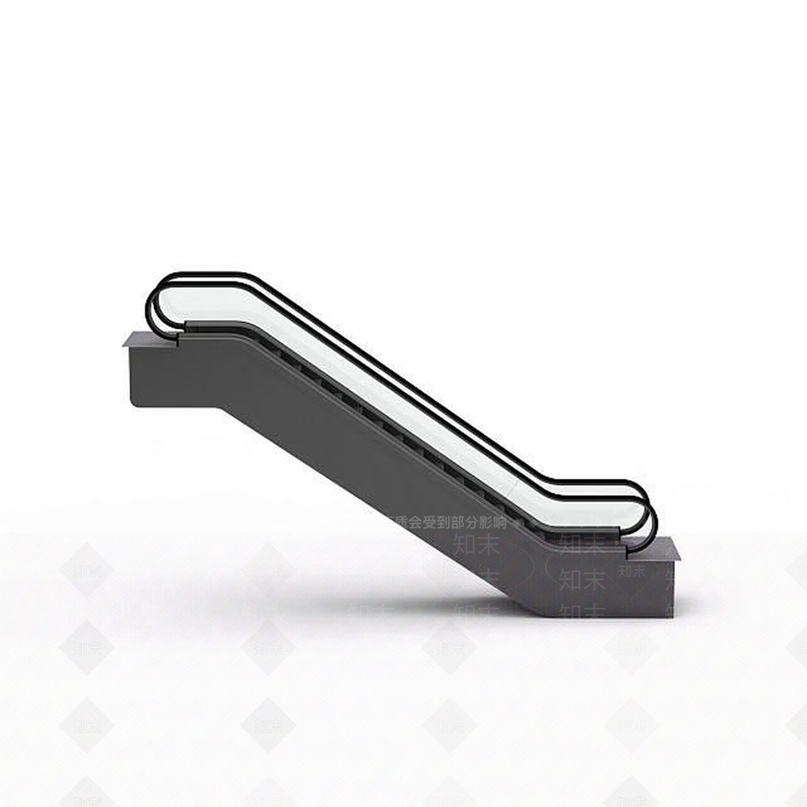 现代直扶梯3D模型下载【ID:1196603002】