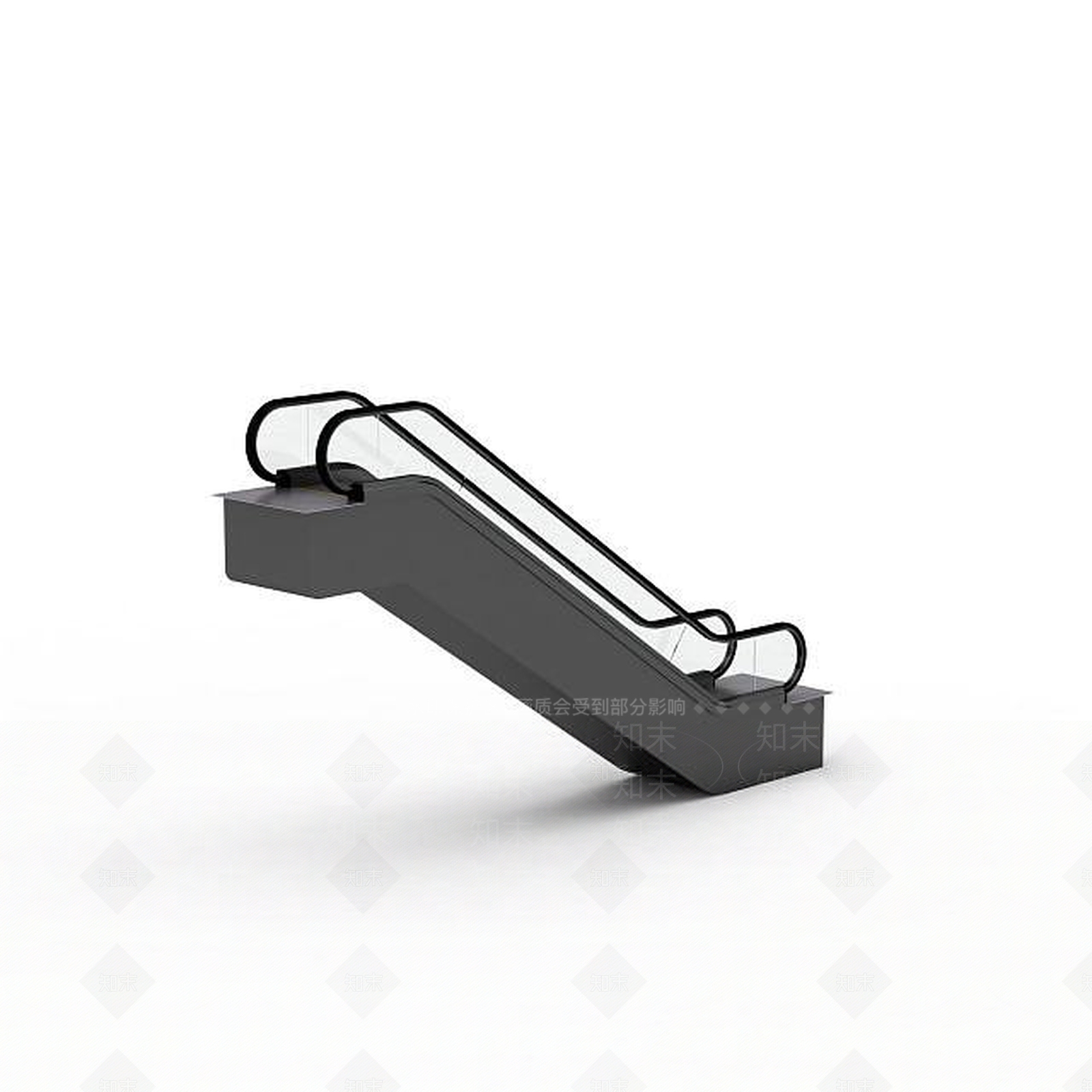 现代直扶梯3D模型下载【ID:1196603002】