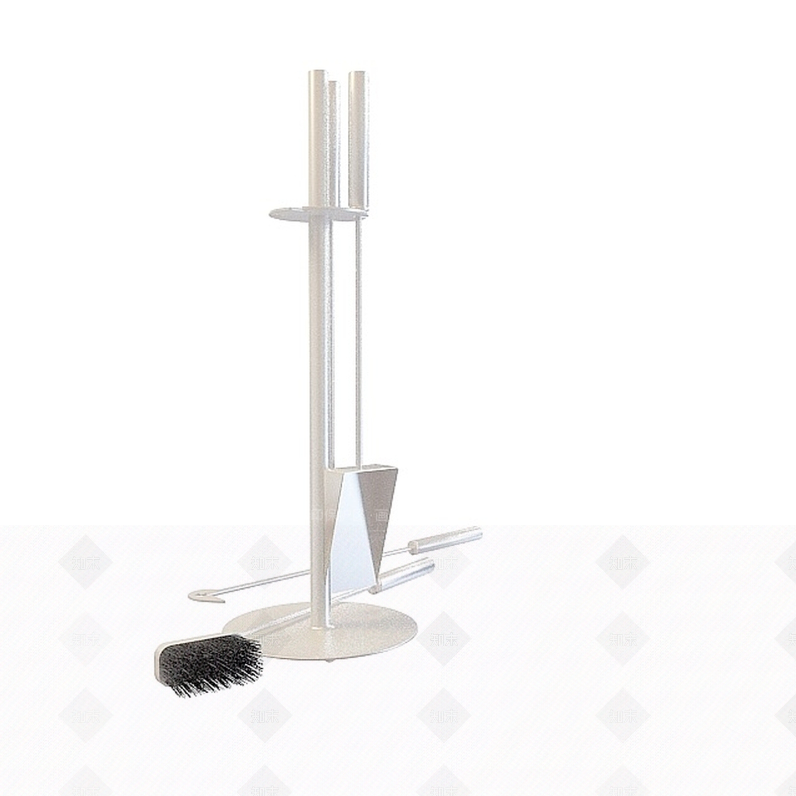 现代壁炉炉铲套具3D模型下载【ID:1196603662】