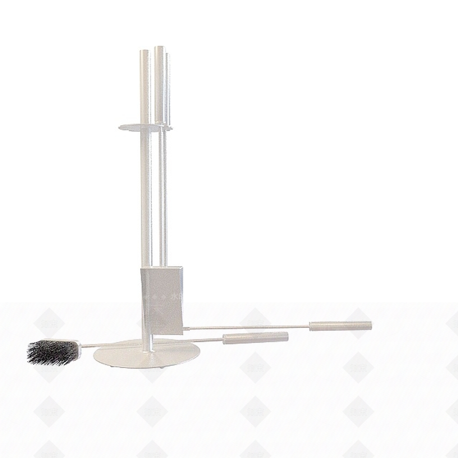 现代壁炉炉铲套具3D模型下载【ID:1196603662】