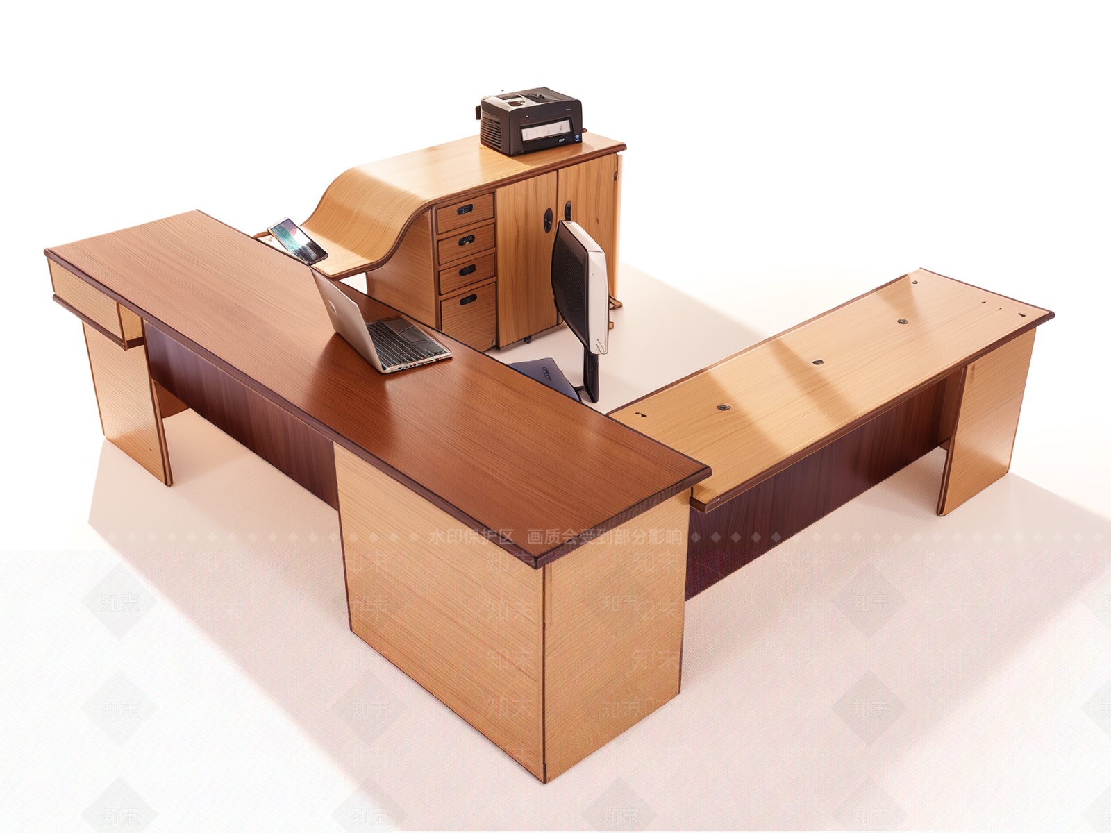 现代前台SU模型下载【ID:1196604067】