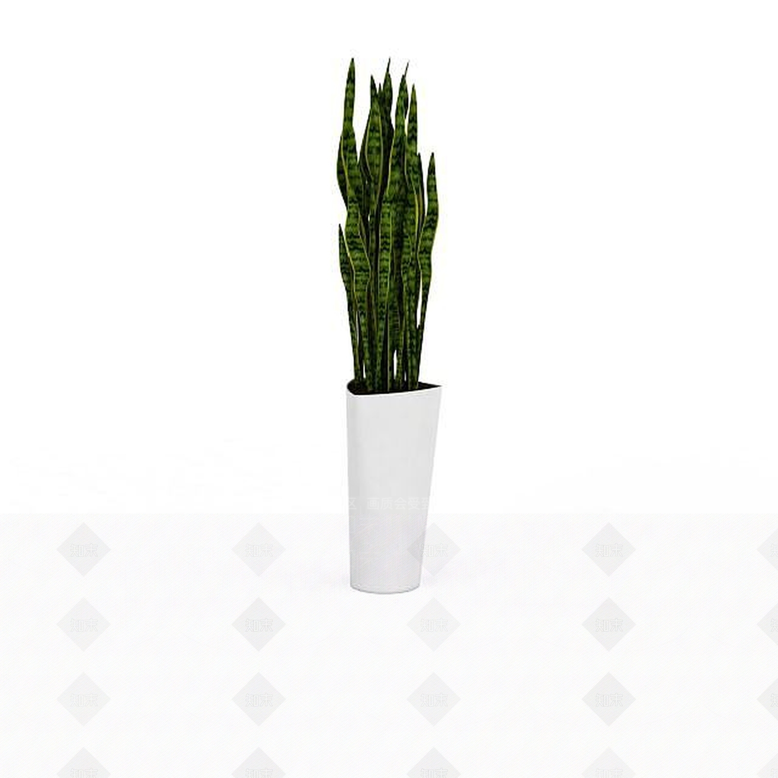 现代室内观赏植物3D模型下载【ID:1196604654】