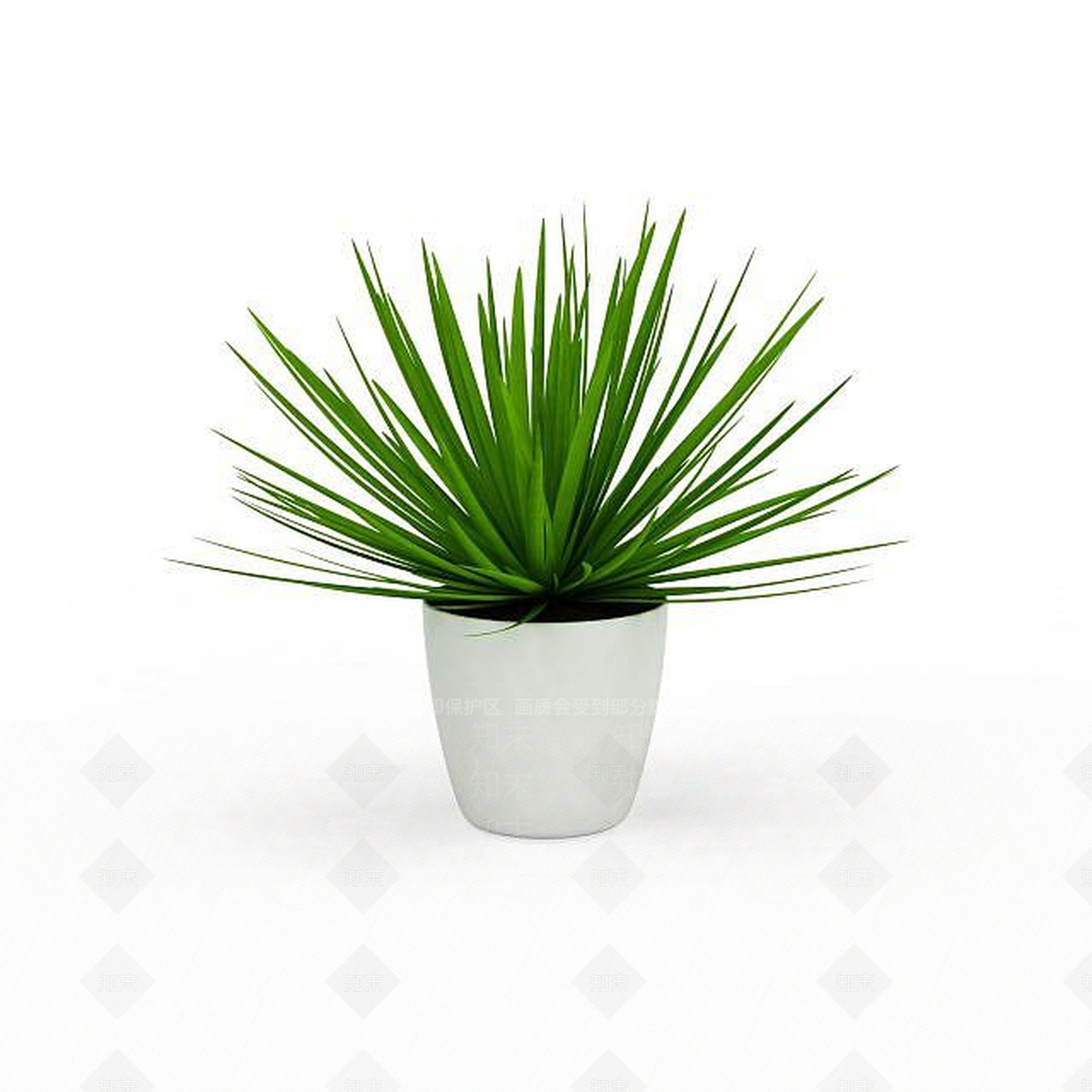 现代室内盆栽植物3D模型下载【ID:1196604699】