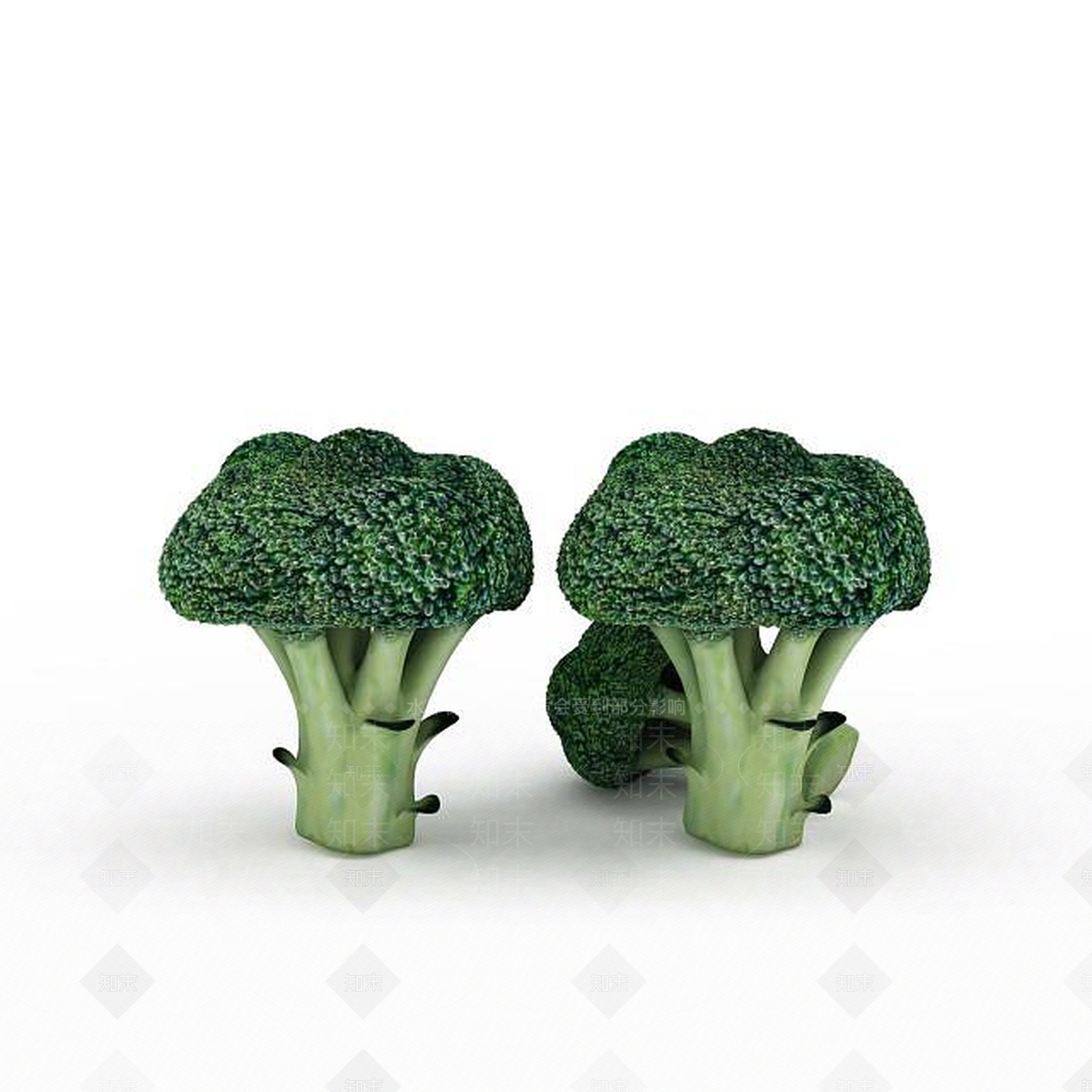 现代西兰花3D模型下载【ID:1196605013】