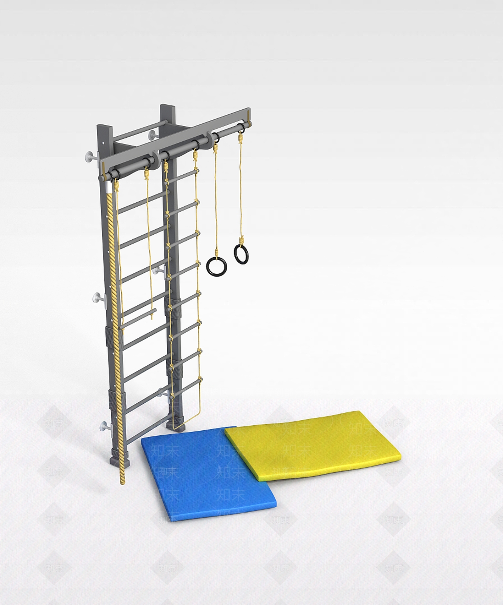 现代创意体育器材3D模型下载【ID:1196605244】