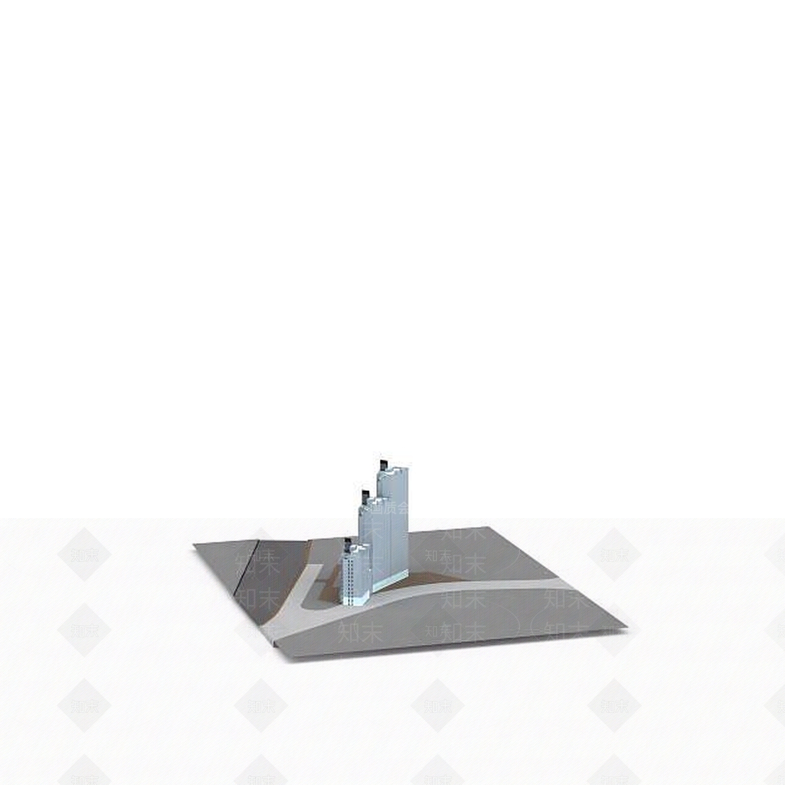 现代摩登大厦3D模型下载【ID:1196605942】