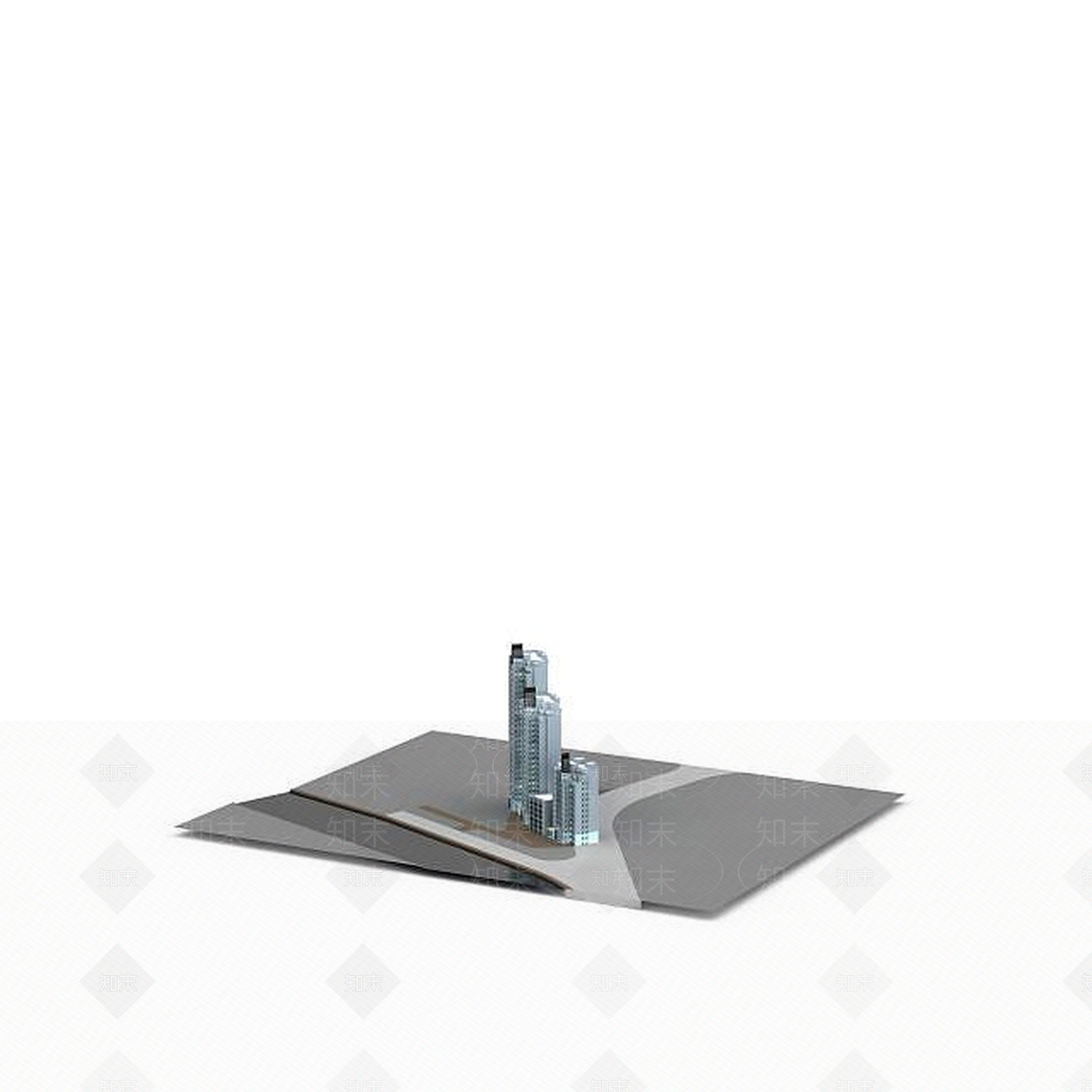 现代摩登大厦3D模型下载【ID:1196605942】