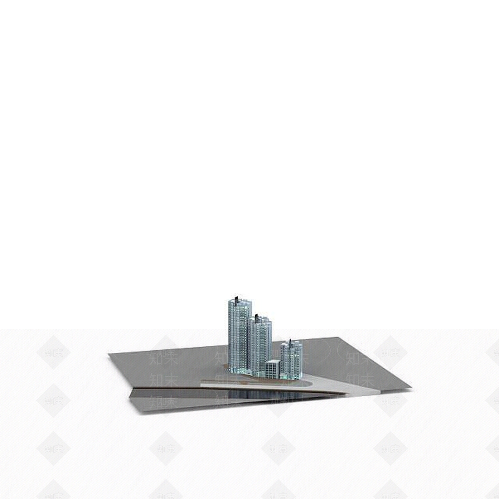 现代摩登大厦3D模型下载【ID:1196605942】