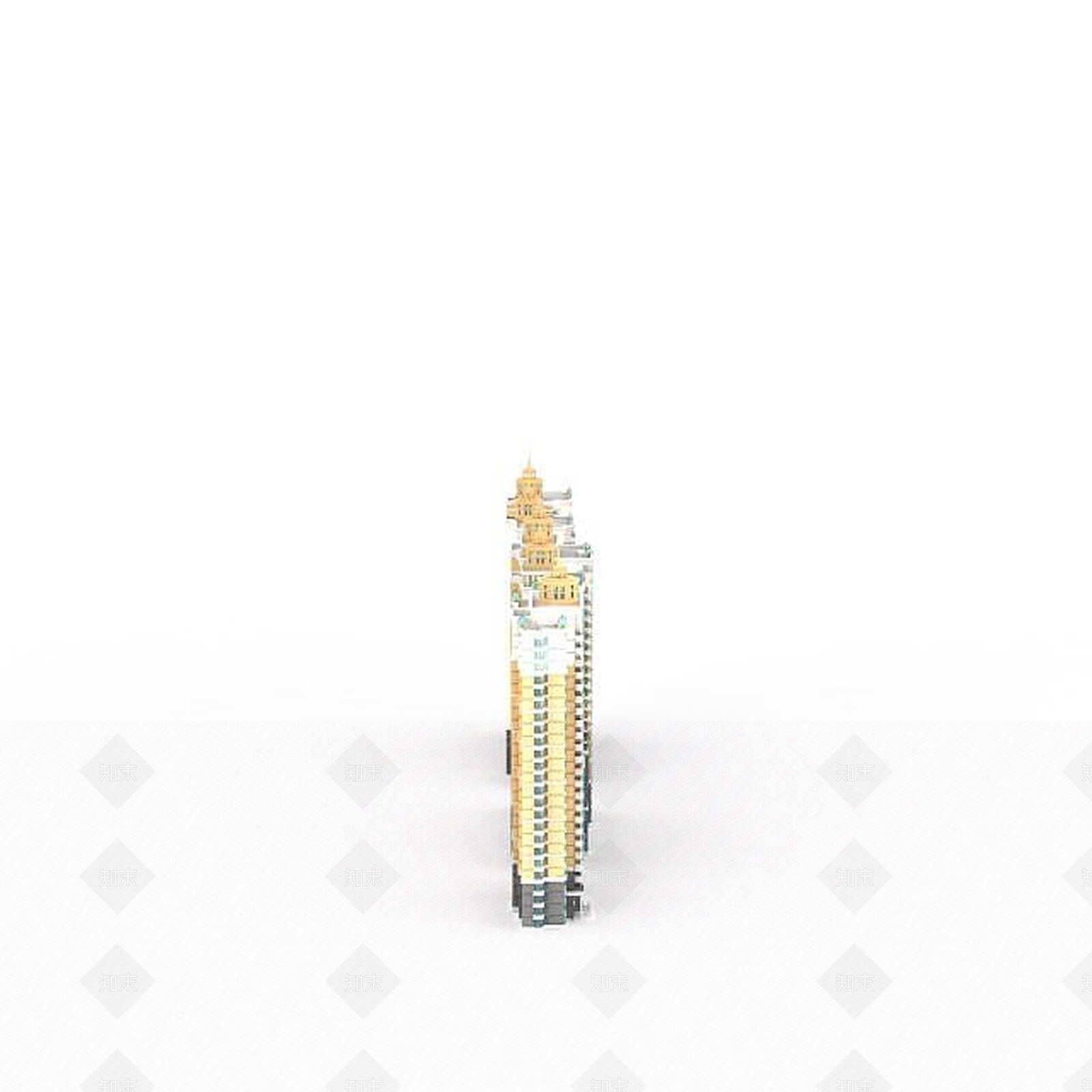 现代建筑群3D模型下载【ID:1196606222】