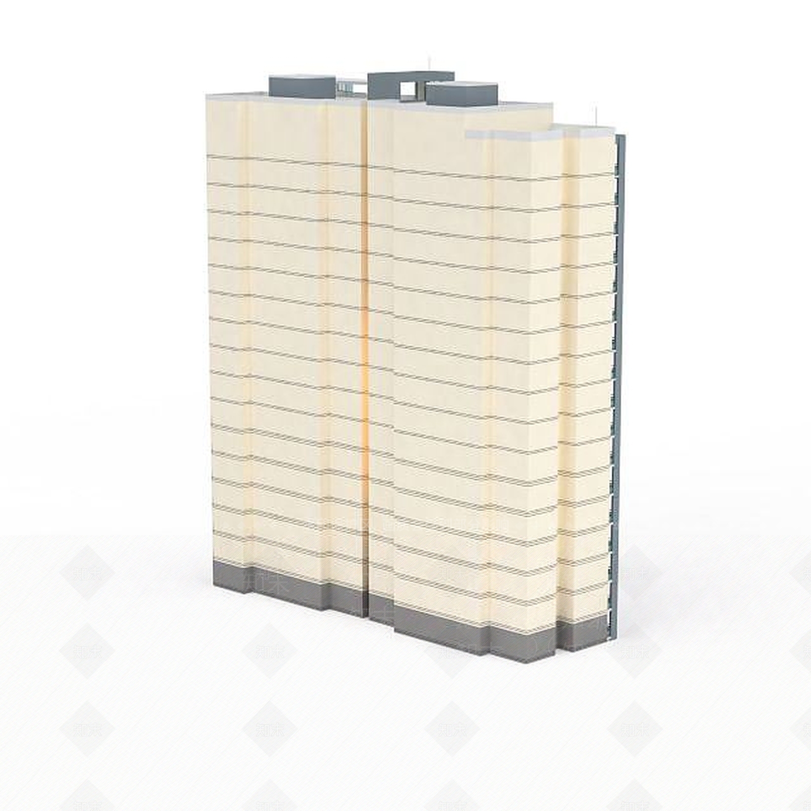 现代简约建筑3D模型下载【ID:1196606257】