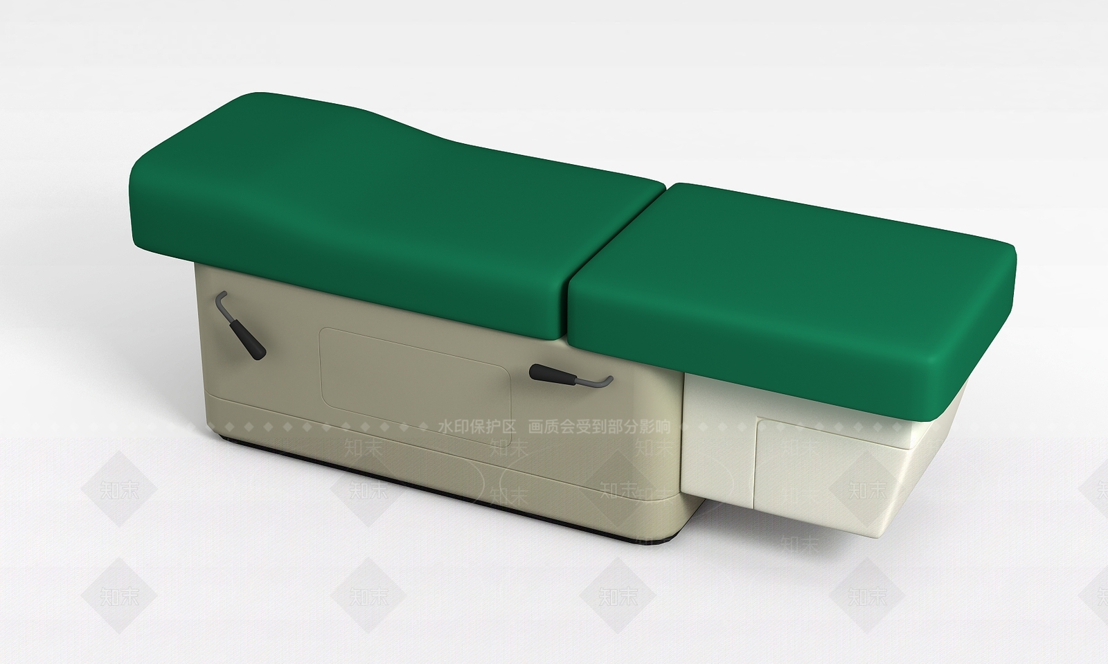 现代医疗检查床3D模型下载【ID:1196606407】