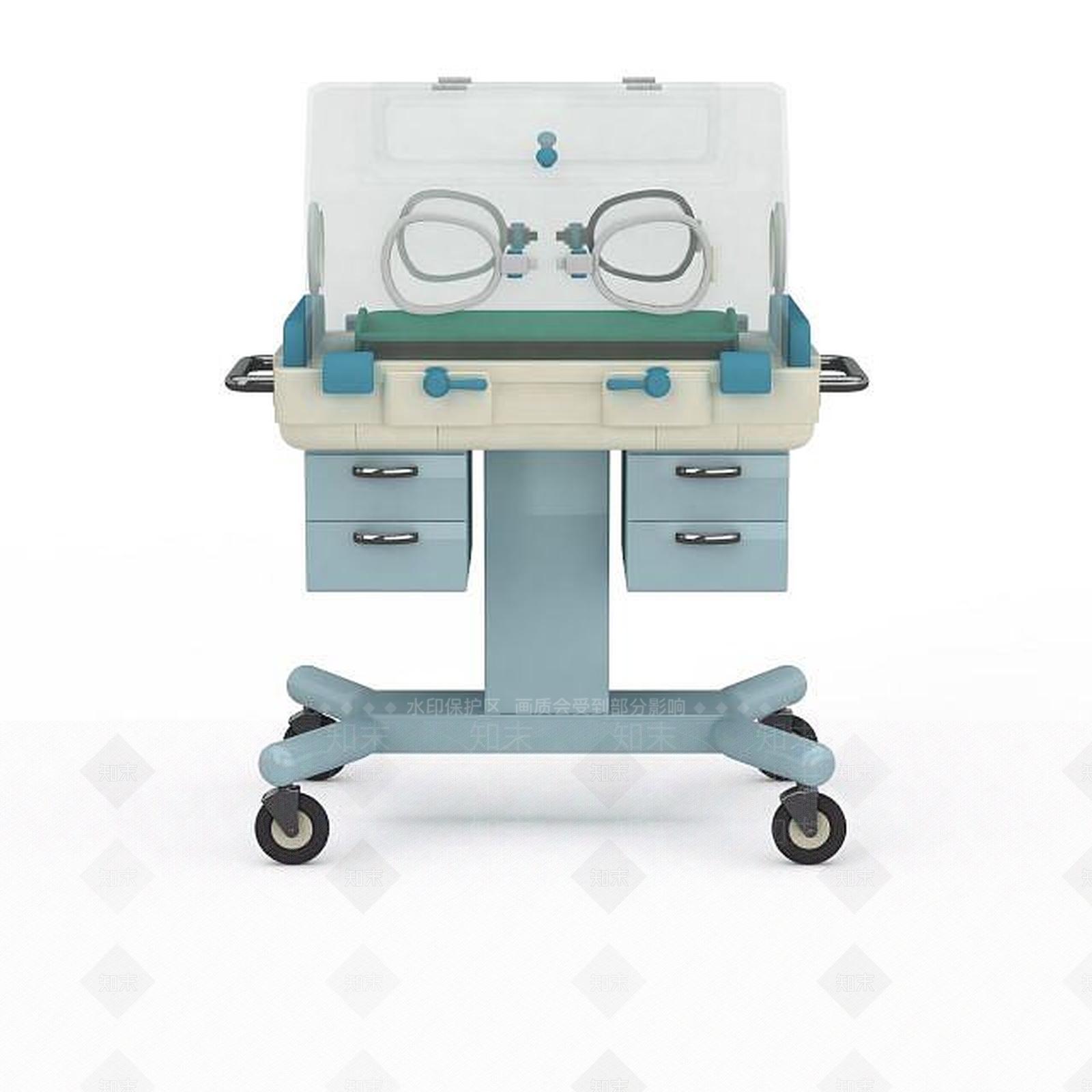 现代医疗仪器3D模型下载【ID:1196606718】
