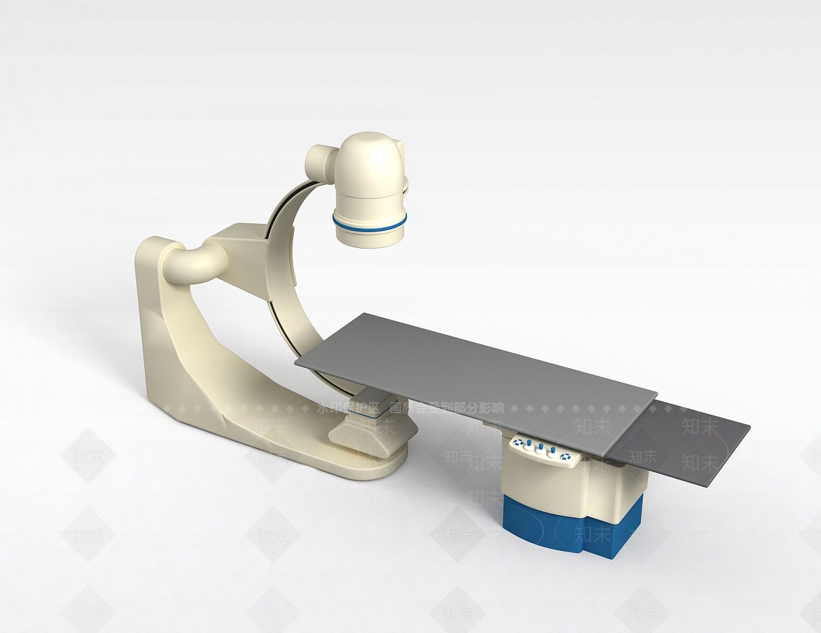 现代医疗检测仪3D模型下载【ID:1196606813】