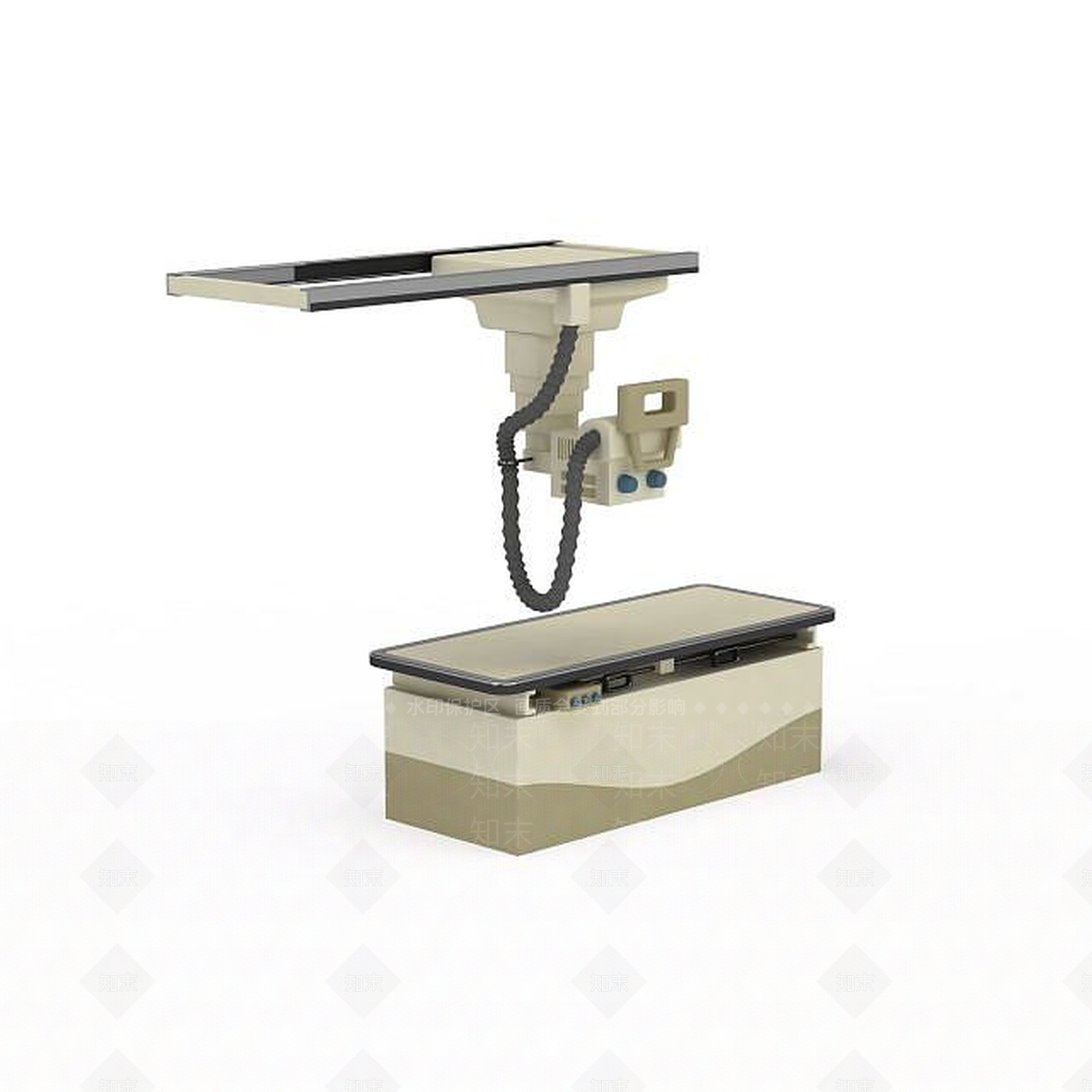 现代医疗检测仪3D模型下载【ID:1196606829】