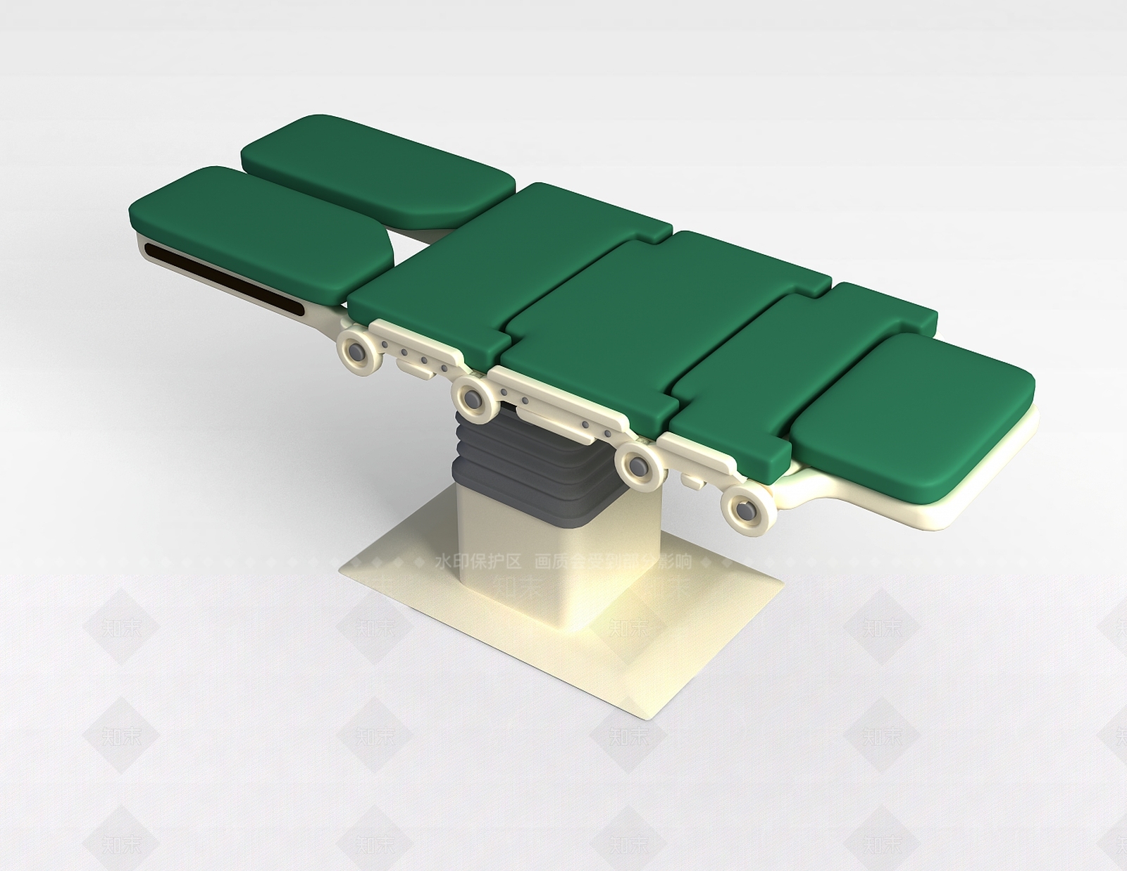 现代医用理疗床3D模型下载【ID:1196607073】