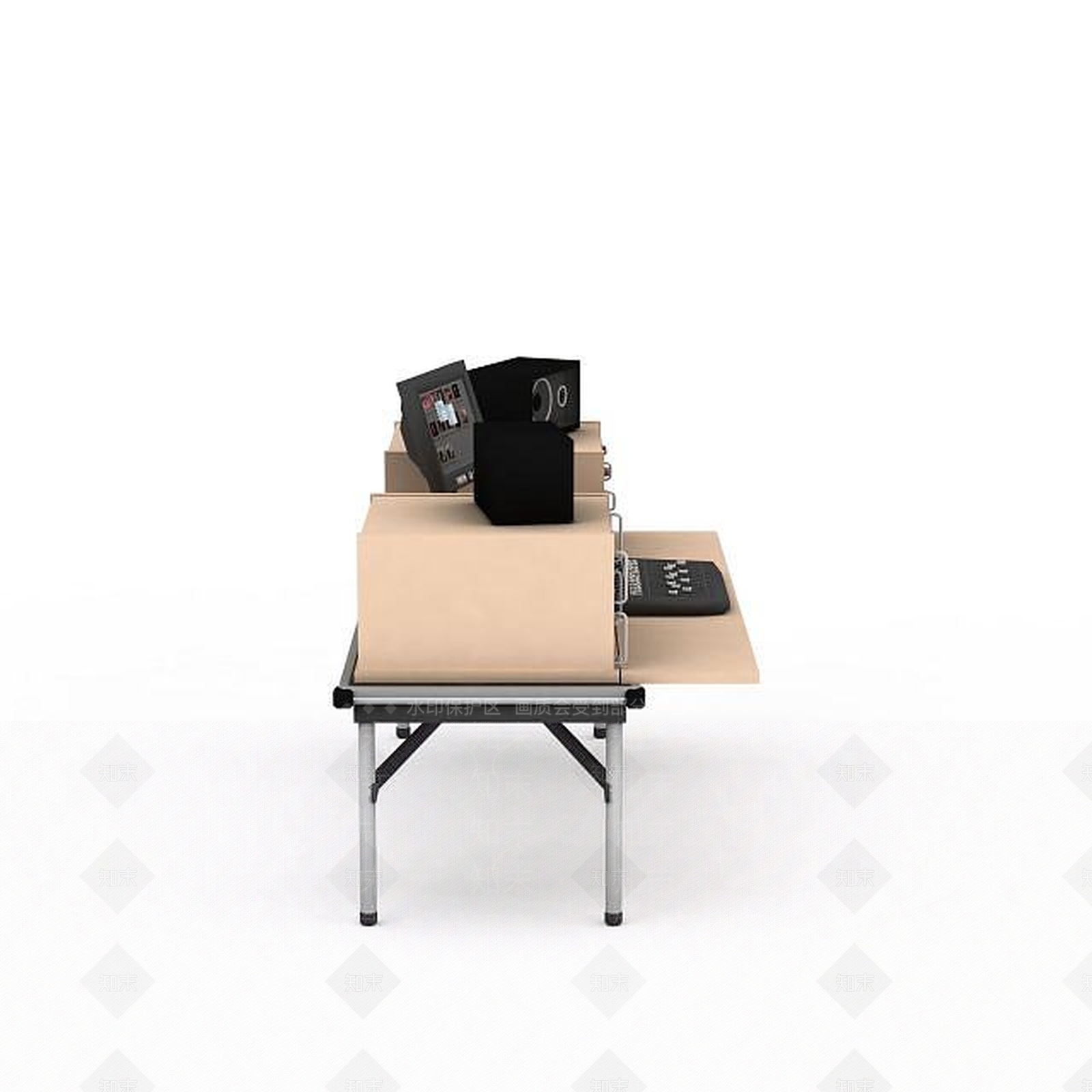 现代录音器材3D模型下载【ID:1196607521】