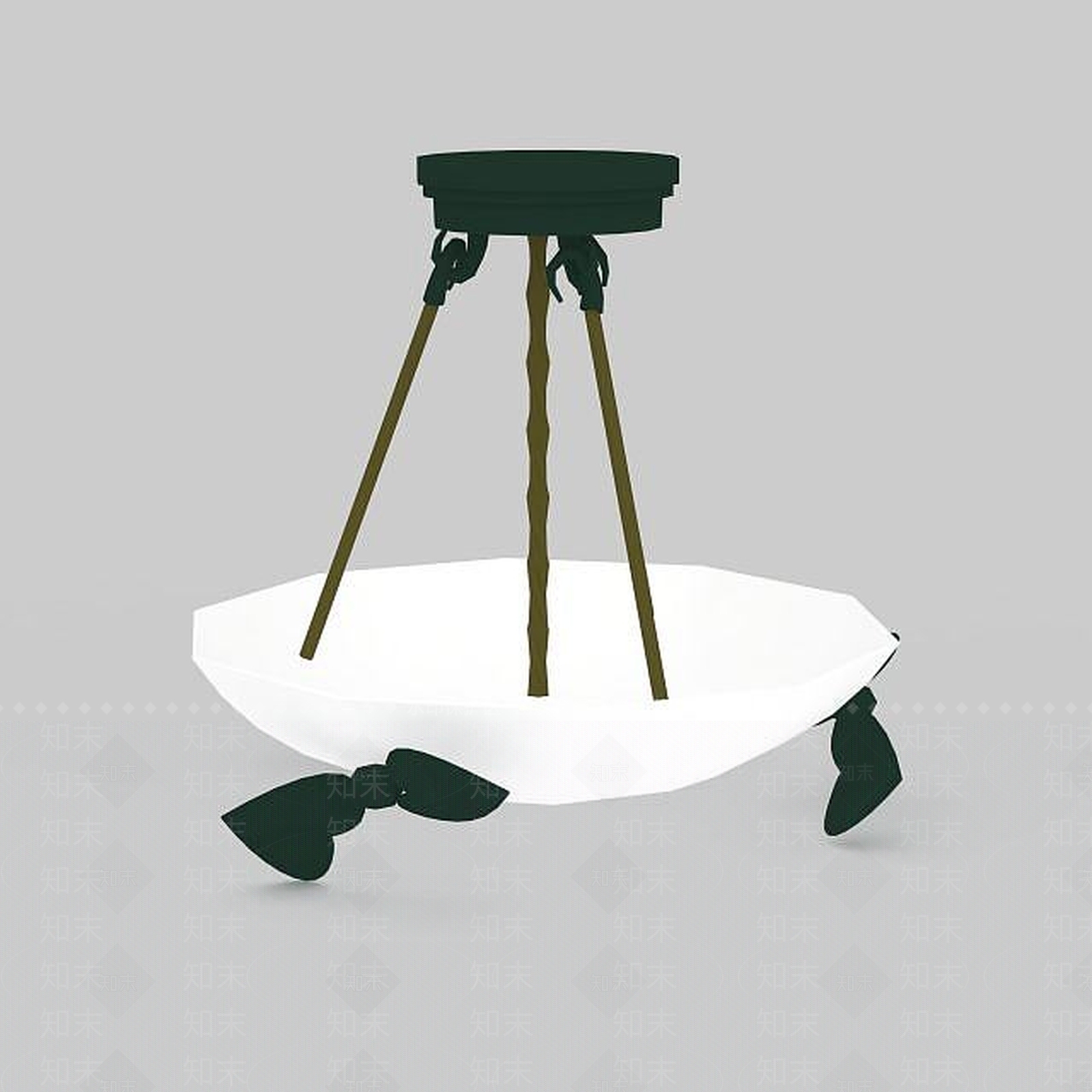 现代简约吊灯3D模型下载【ID:1196608472】